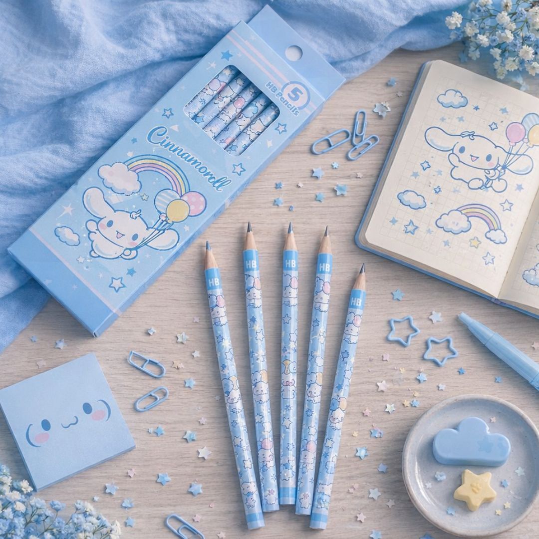 Cinnamoroll Sanrio- 5P pencil