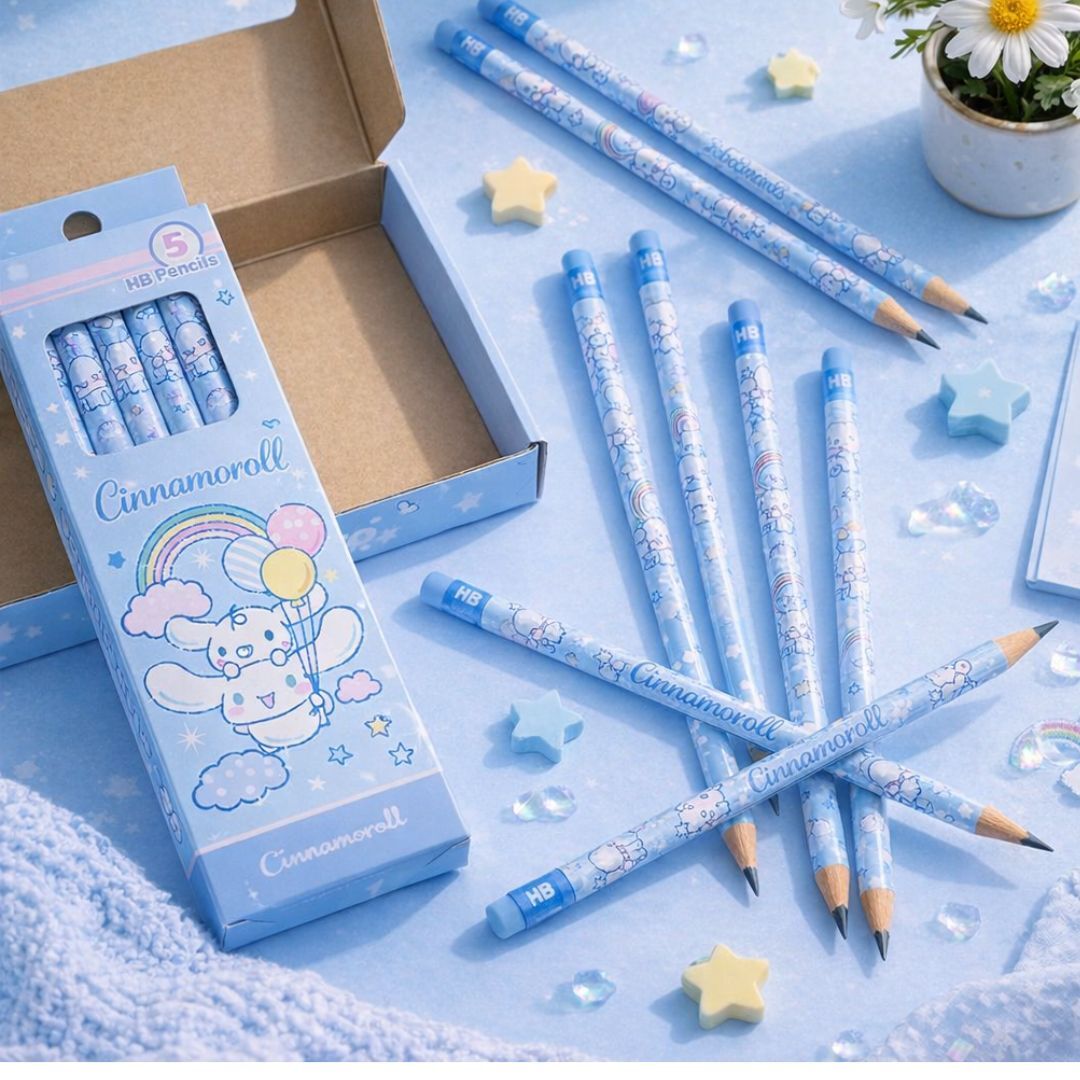 Cinnamoroll Sanrio- 5P pencil