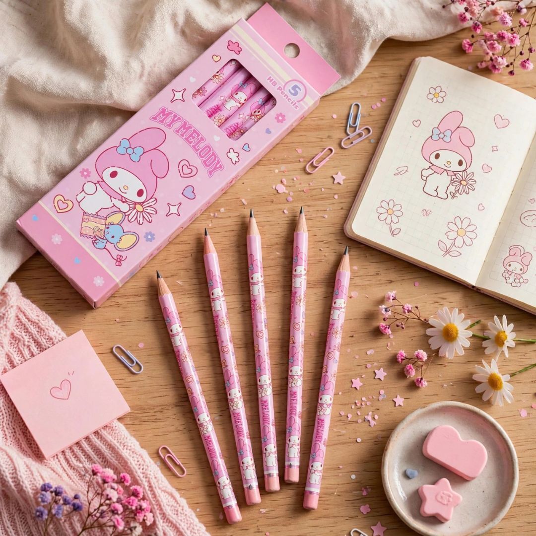 MY MELODY Sanrio- 5P pencil