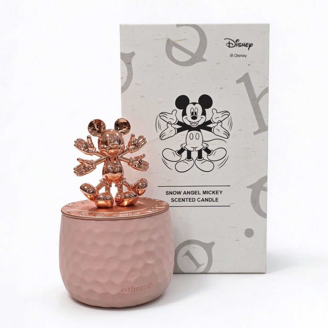 Apportfolio Disney SA Mickey Scented Candle Pink / Gold