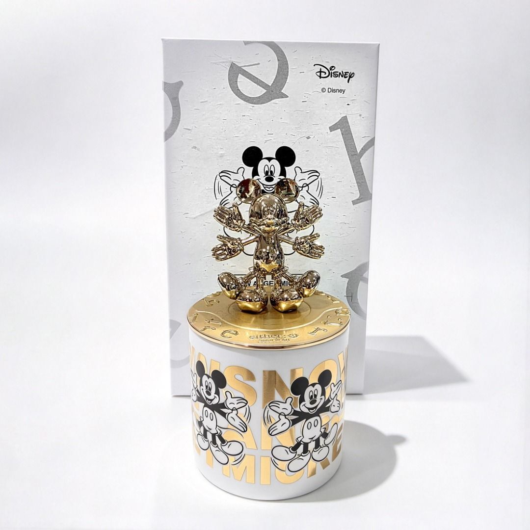 Apportfolio Disney SA Mickey Scented Candle Pink / Gold