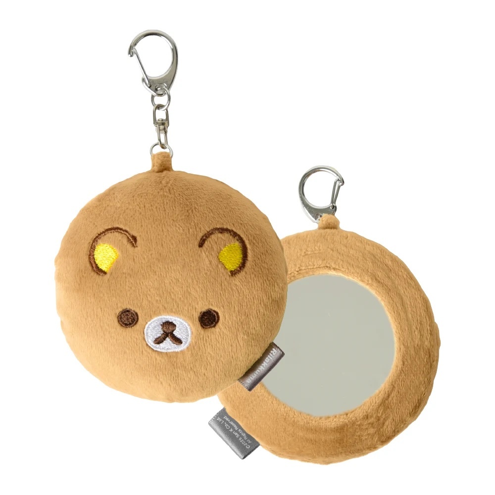 《韓國連線》韓版RILAKKUMA RILAKKUMA FACE KEYRING MIRROR 鎖匙扣隨身鏡