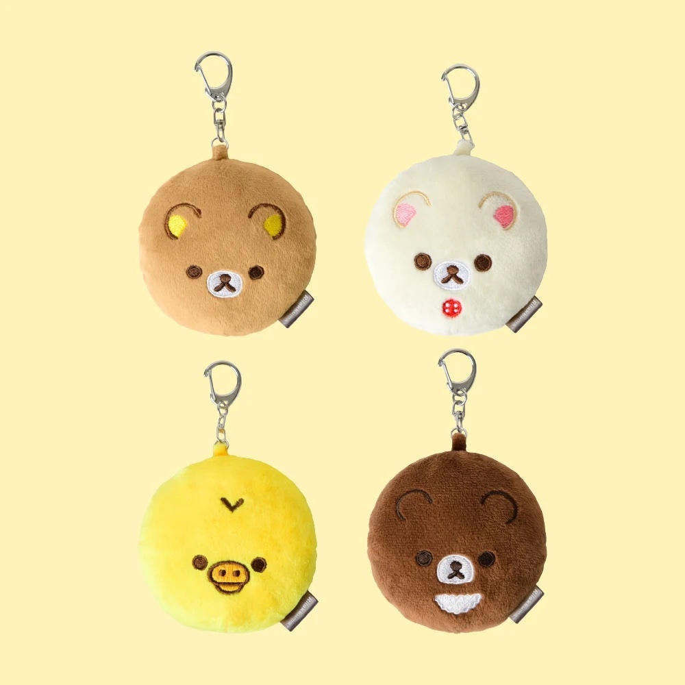 《韓國連線》韓版RILAKKUMA RILAKKUMA FACE KEYRING MIRROR 鎖匙扣隨身鏡