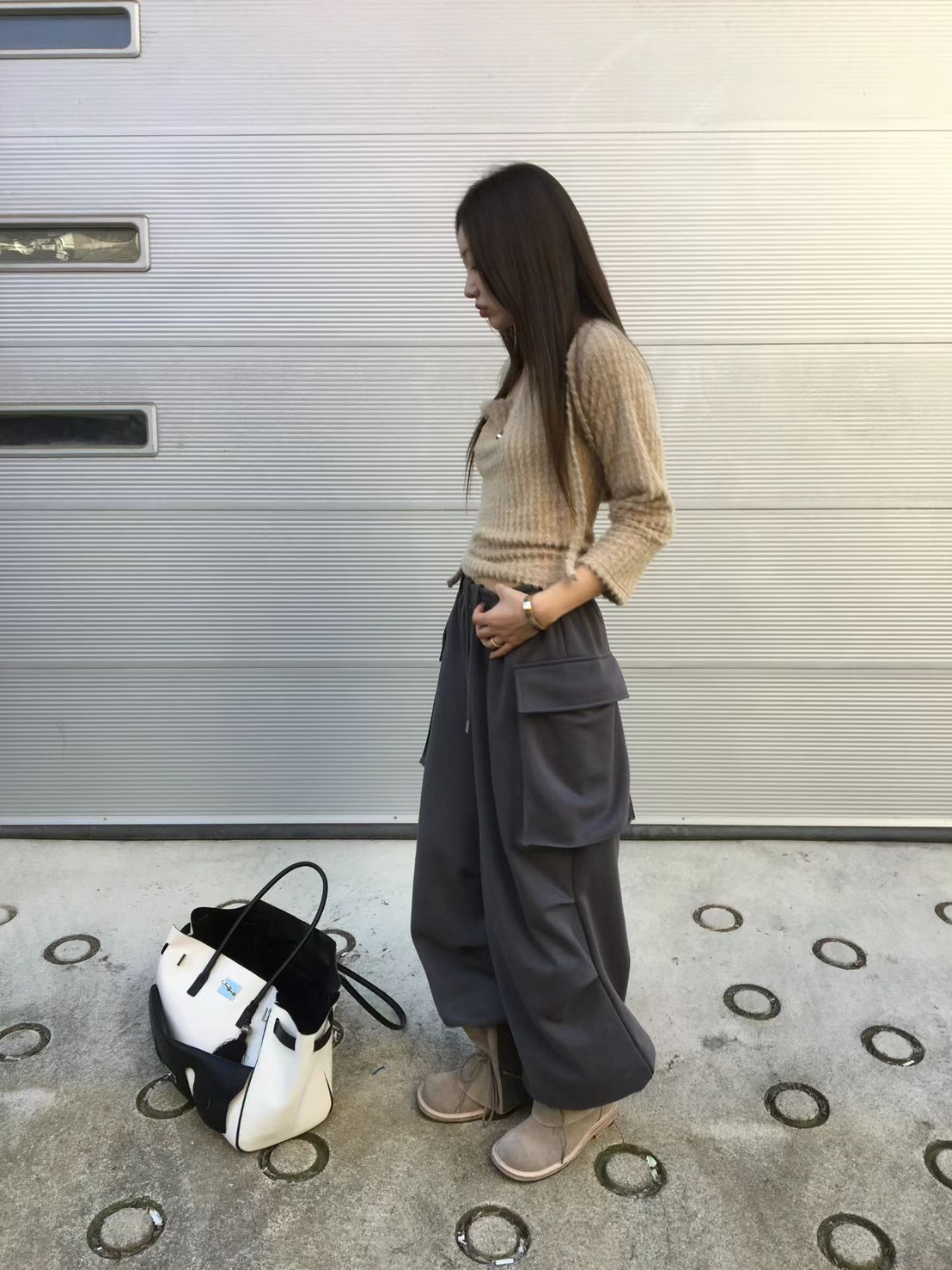大口袋運動褲