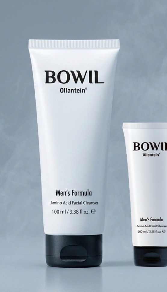 BOWIL 洗面乳雙瓶產品情境攝影，介紹洗面乳舊換新活動