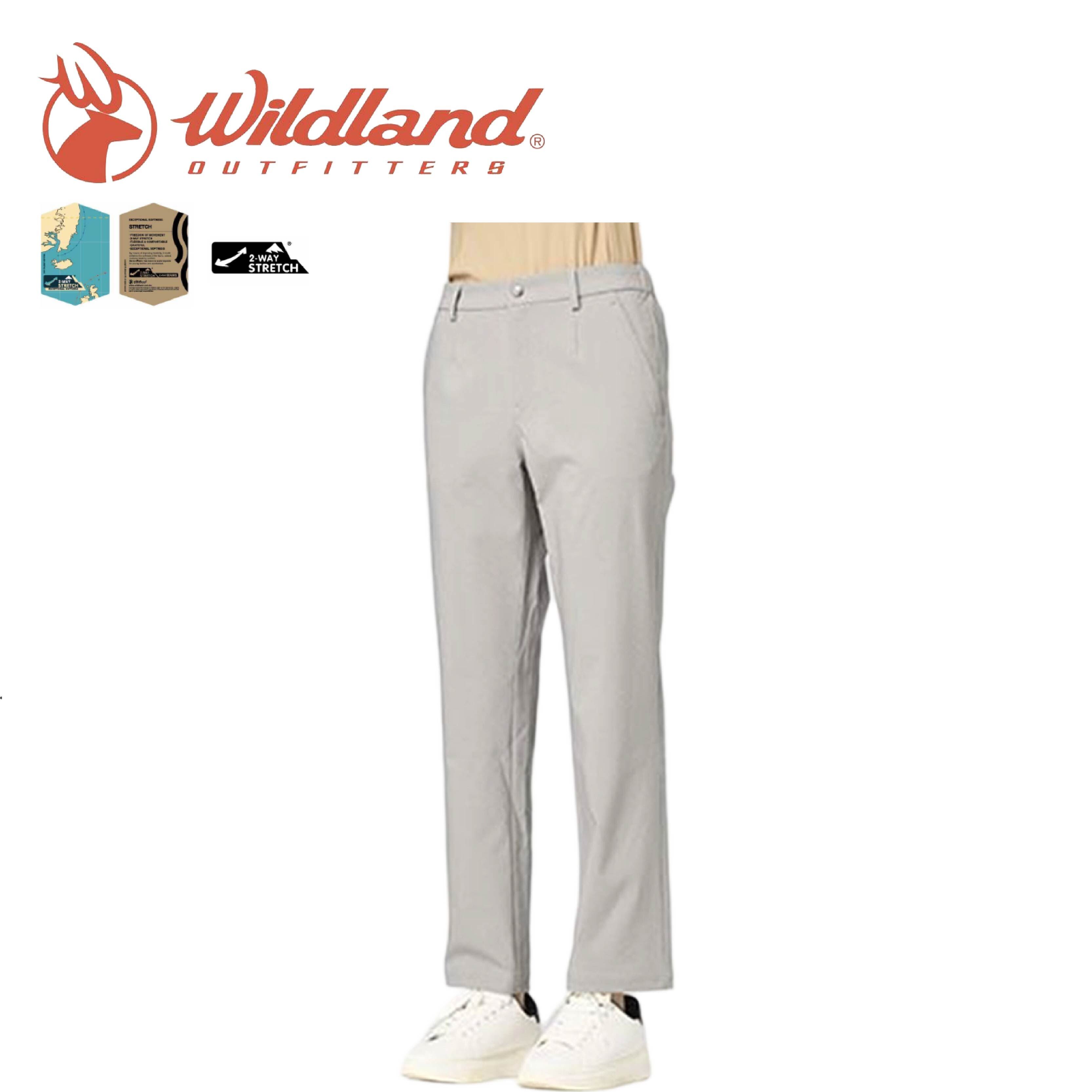Wildland 荒野 美麗諾羊毛彈性直筒旅遊褲 女款 (2色) 24WB52319