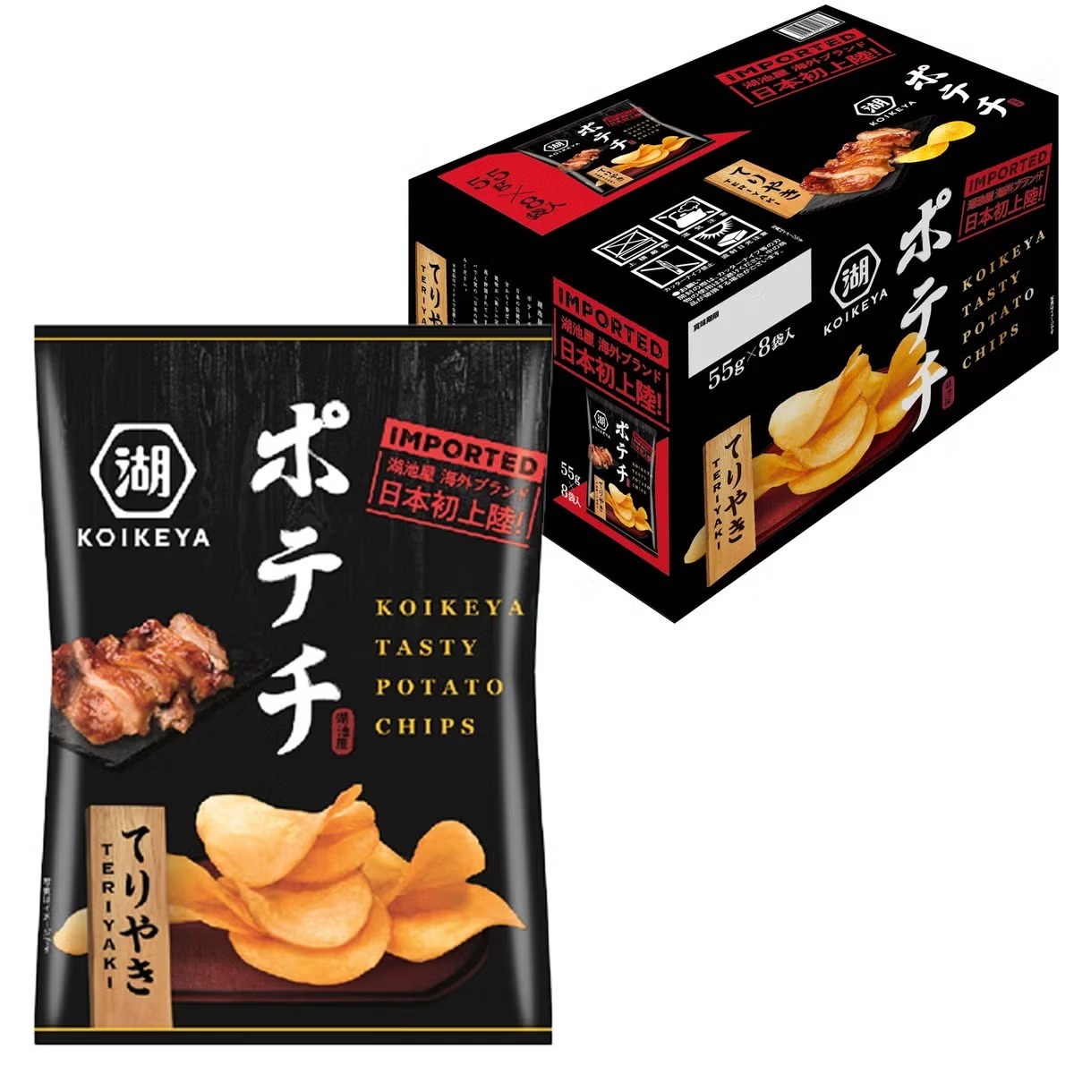 JP 照燒風味薯片 一箱8袋 (J2610 CO825)