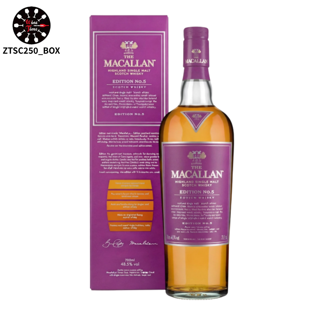 The Macallan Edition No.5 Single Malt Scotch Whisky 麥卡倫 Edition No.5 單一麥芽蘇格蘭威士忌