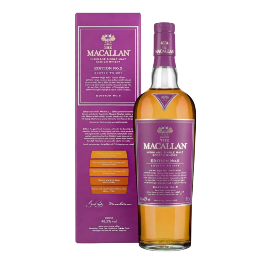 The Macallan Edition No.5 Single Malt Scotch Whisky 麥卡倫 Edition No.5 單一麥芽蘇格蘭威士忌