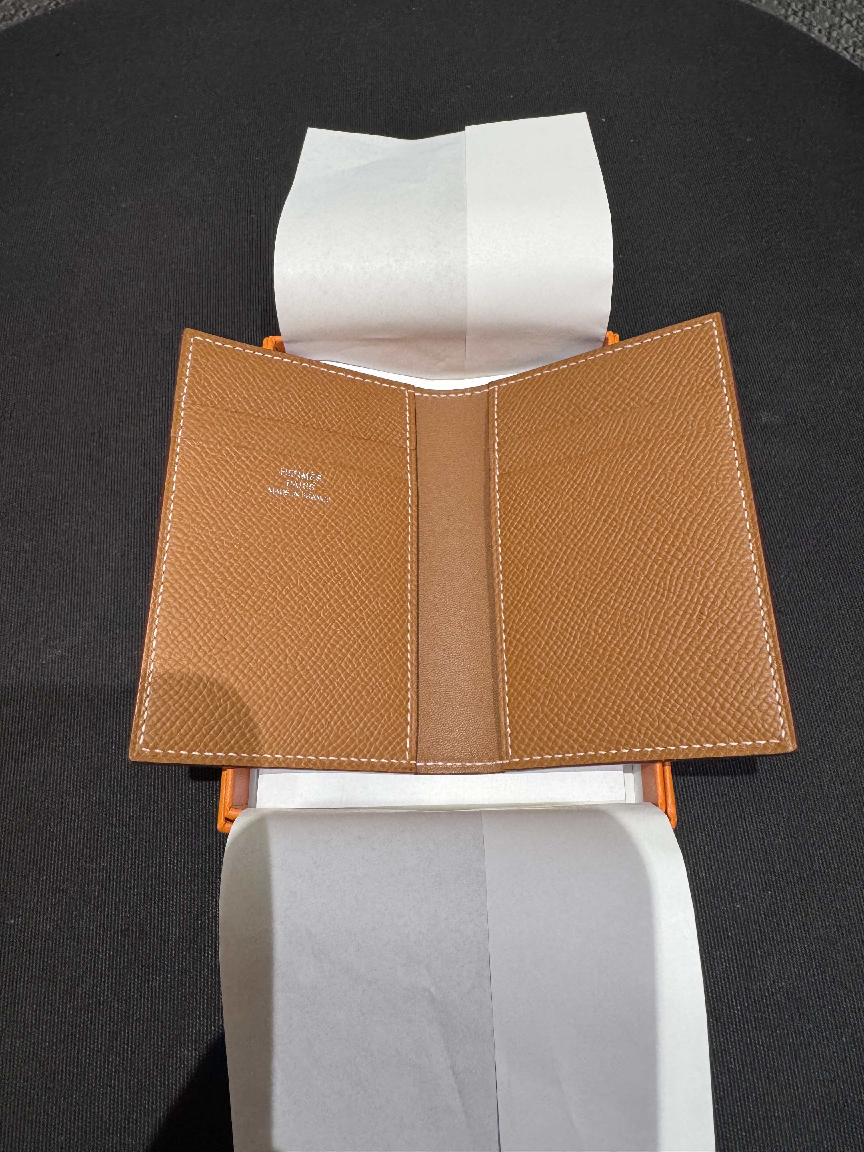 MC2 4CC Euclide card holder 37 gold Epsom