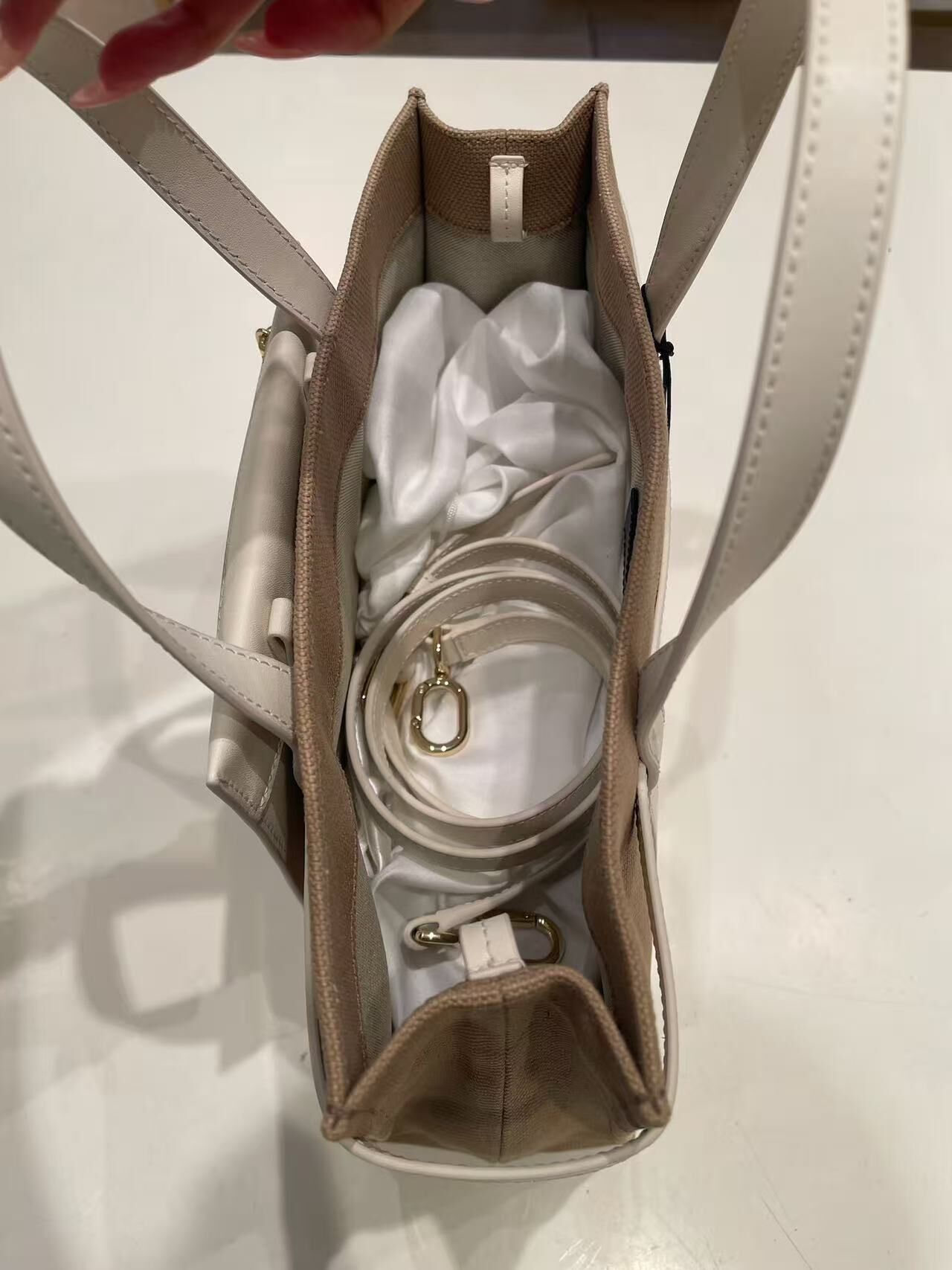 【預購】Furla N101201 雙色拼接托特包