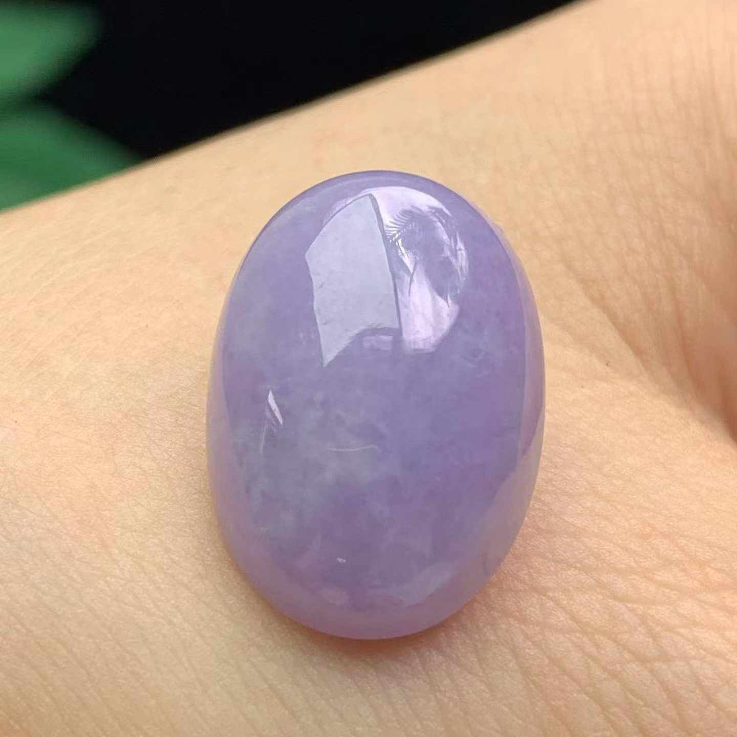 翡翠紫羅蘭蛋面,天然翡翠A玉, 緬甸玉, Jade, Jadeite