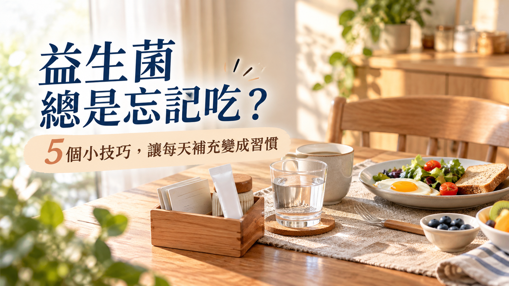 每天吃益生菌的習慣養成