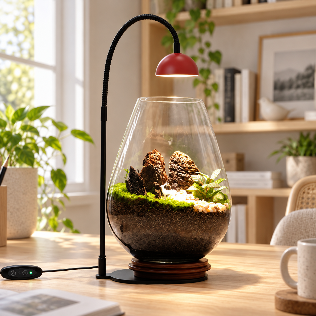 復古造型植物燈