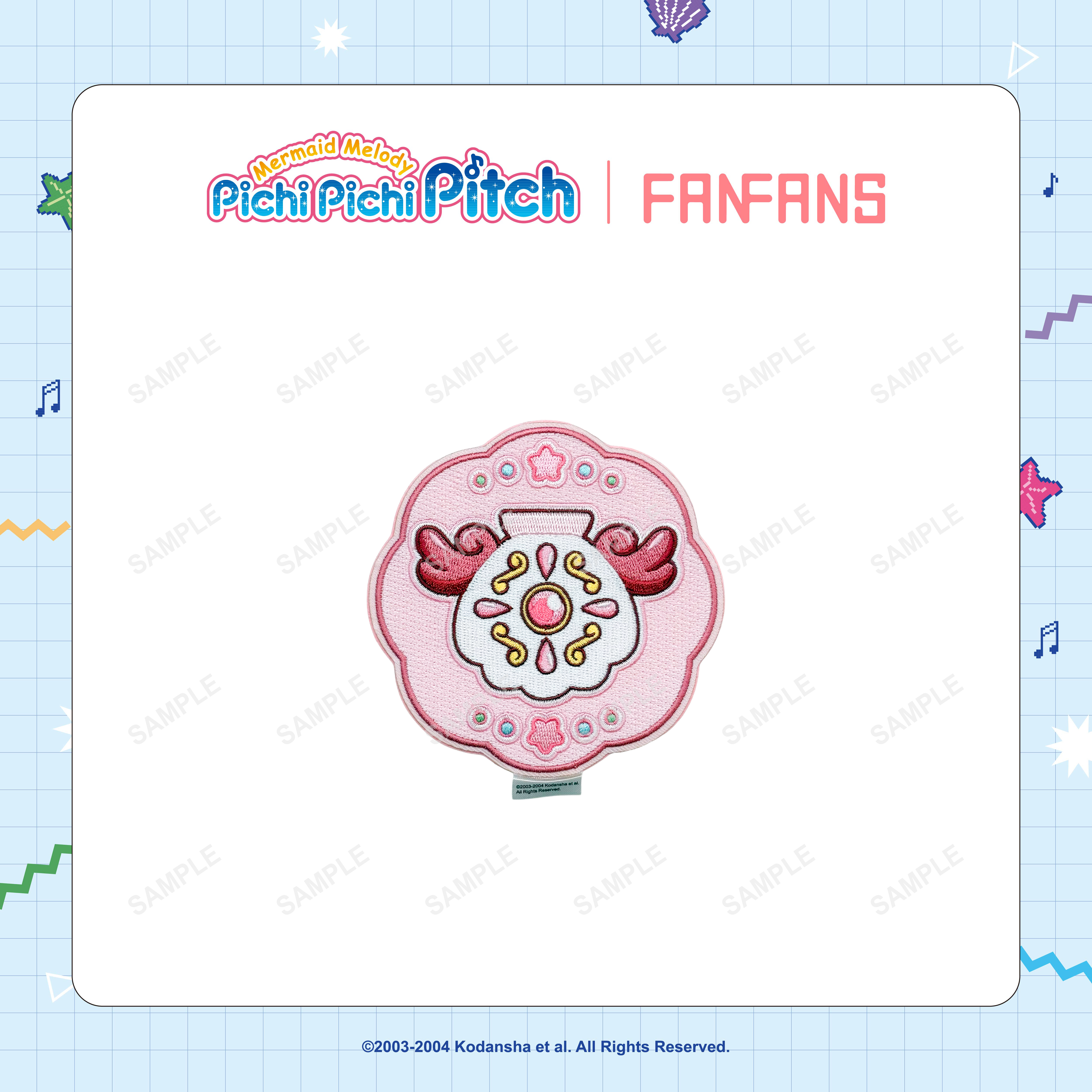 【新品】真珠美人魚-刺繡杯墊-露亞