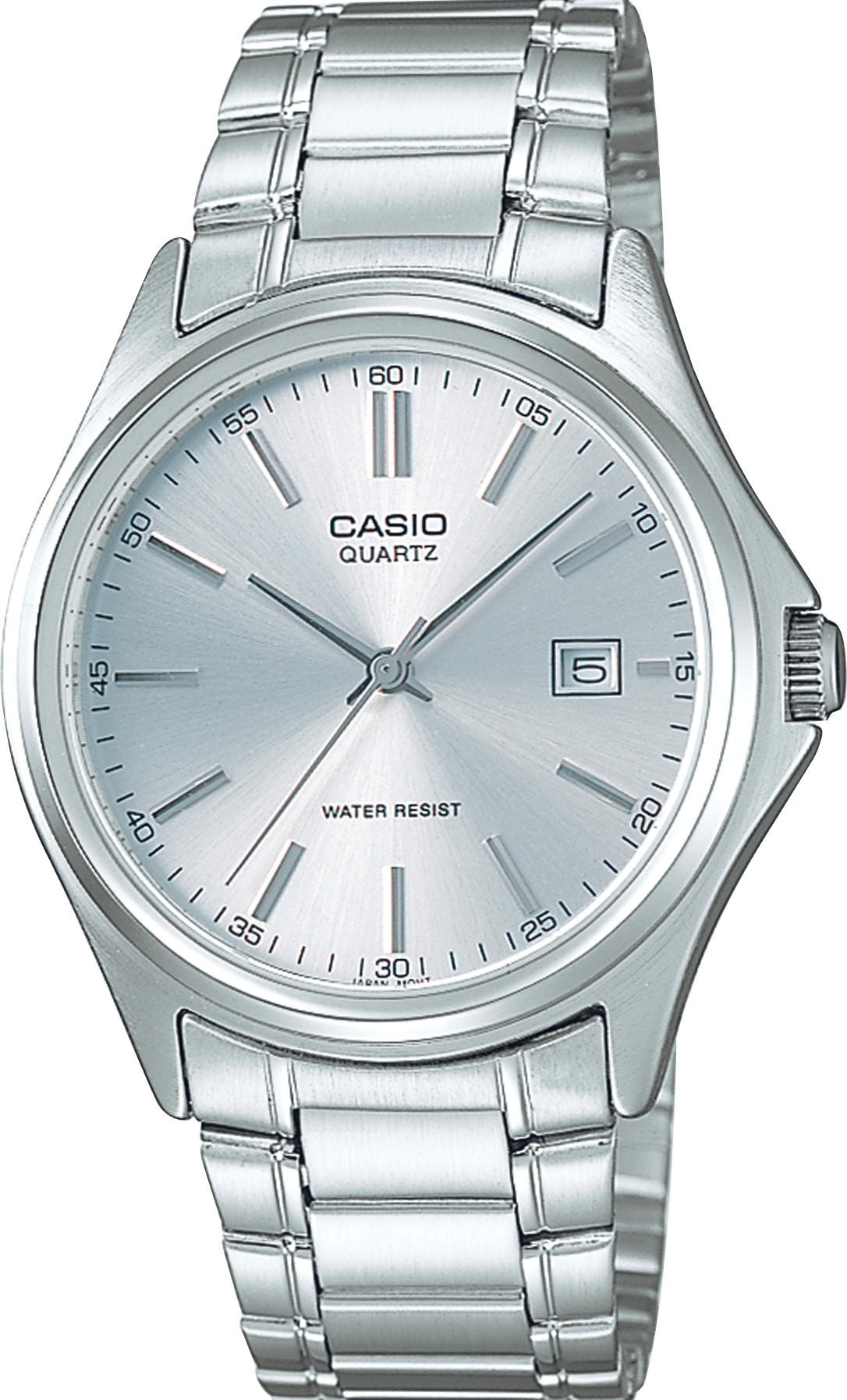 萬年鐘錶 - CASIO  銀面經典不鏽鋼石英男錶 MTP-1183A-7  錶徑38.5MM