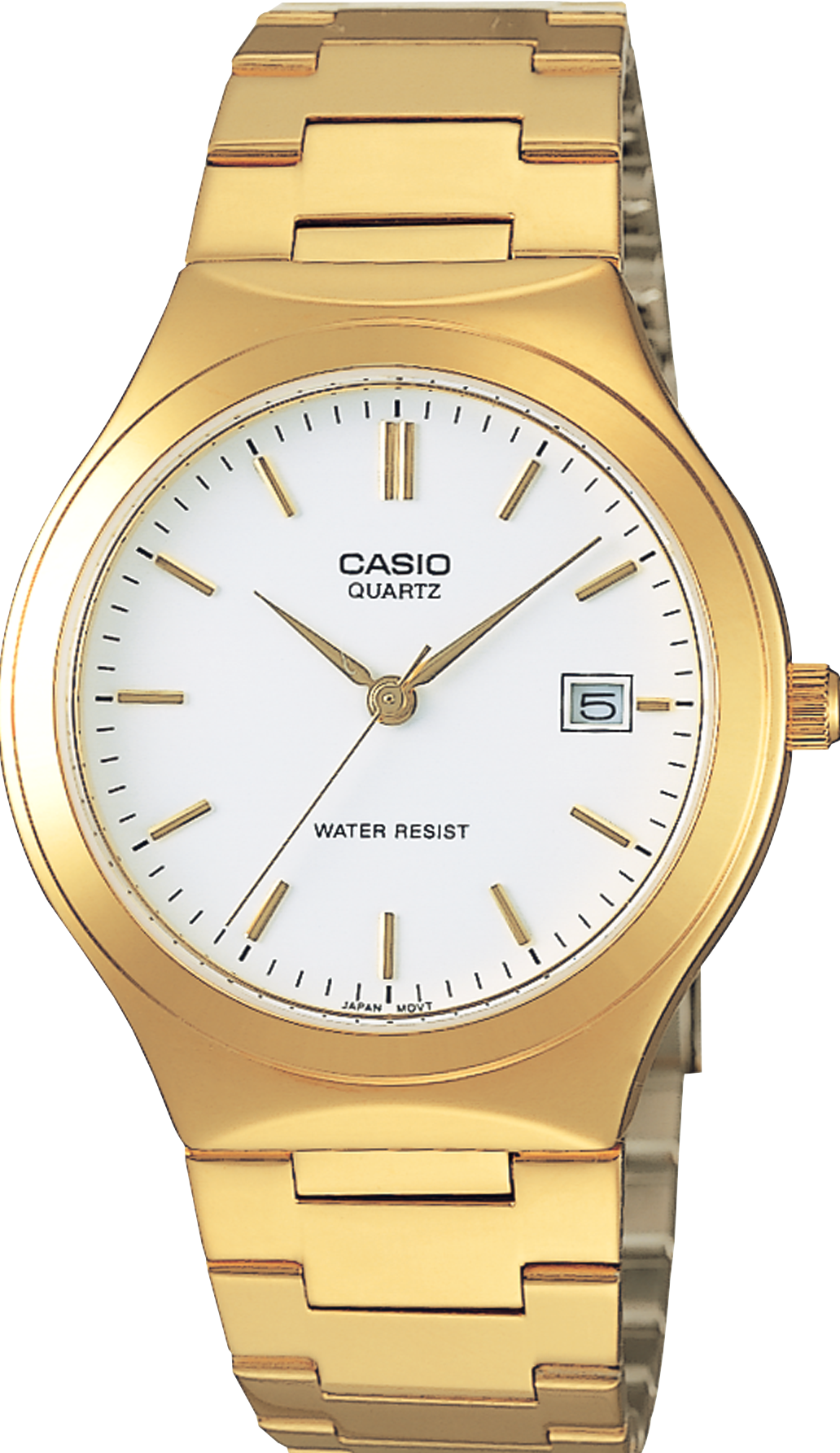 萬年鐘錶 - CASIO  復古金色不鏽鋼石英男錶 MTP-1170N-7A 錶徑36MM