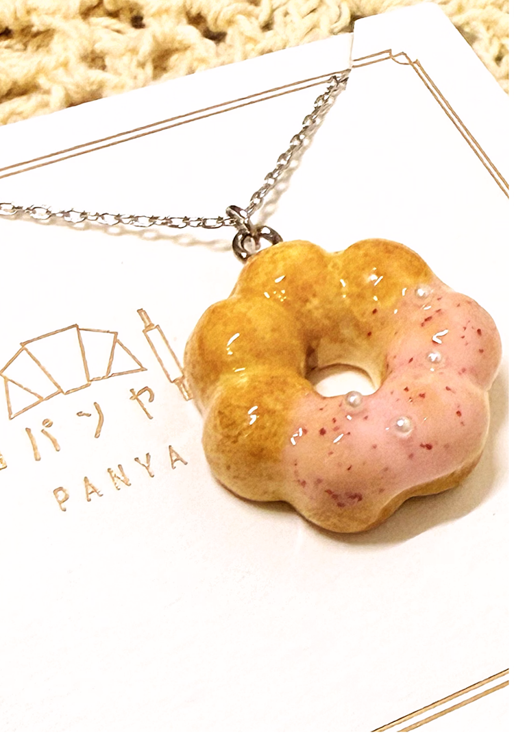 Panya｜草莓波堤 手工項鍊