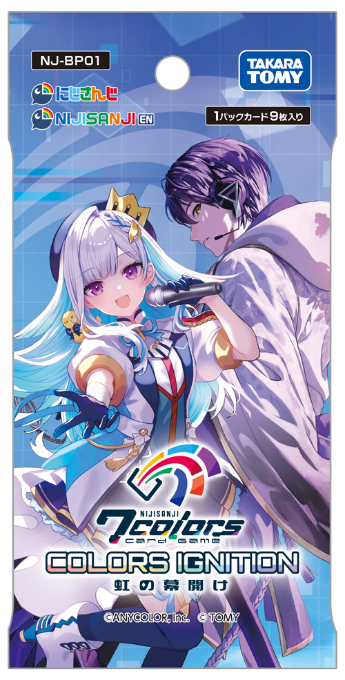 「Nijisanji_hk」「彩虹社代購」彩虹社 NIJISANJI 7 Colors Card Game 補充包 COLORS IGNITION 虹の幕開け (1 BOX)