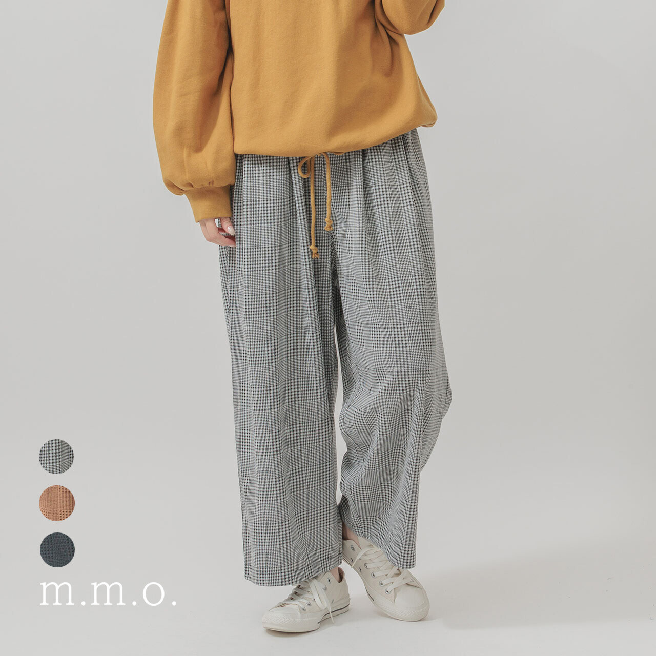 MMO 格紋長褲