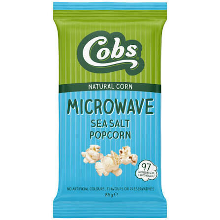 澳洲Cobs- 微波爐海鹽味爆谷 80克