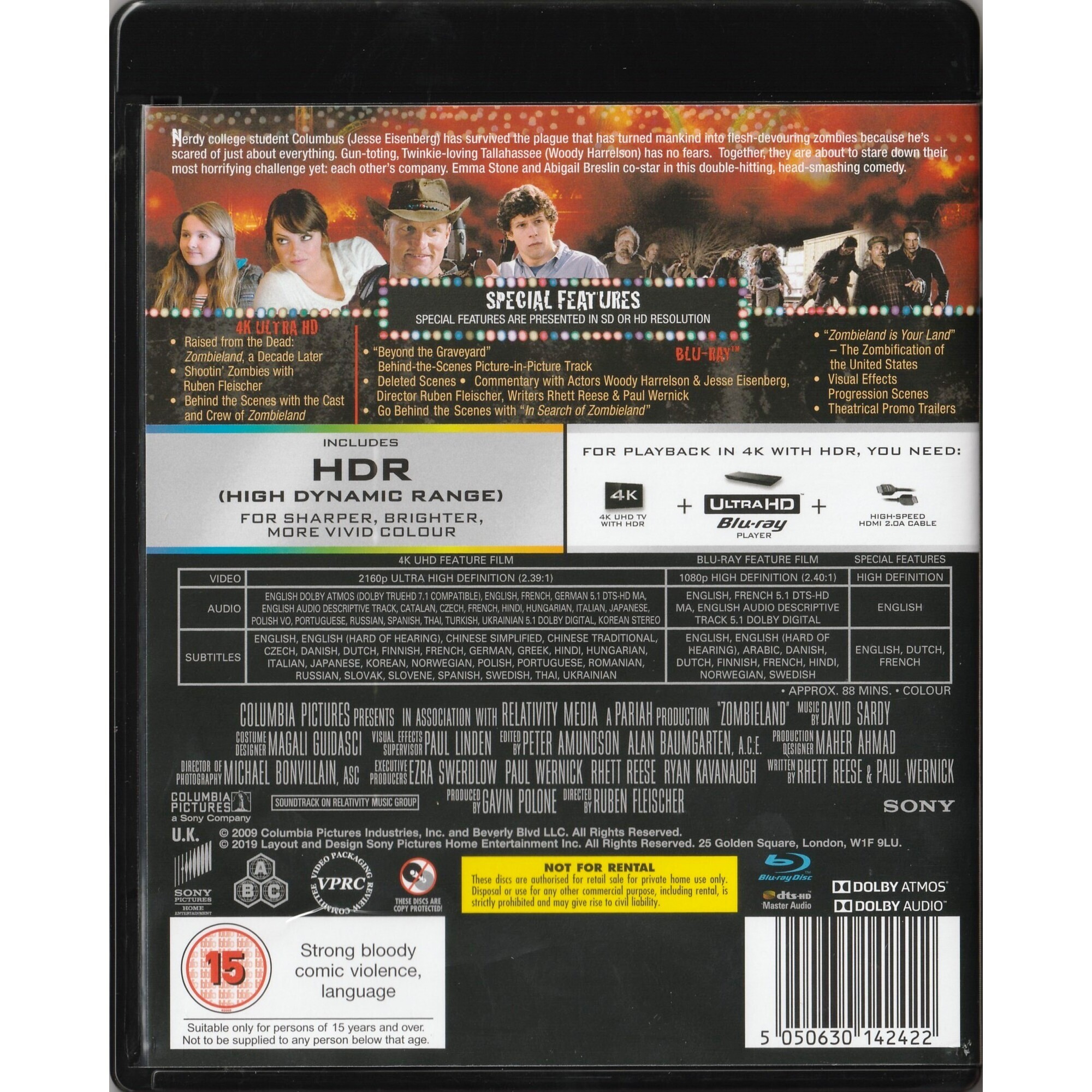 Zombieland (2009) (4K Ultra HD + Blu-ray) (UK Version)