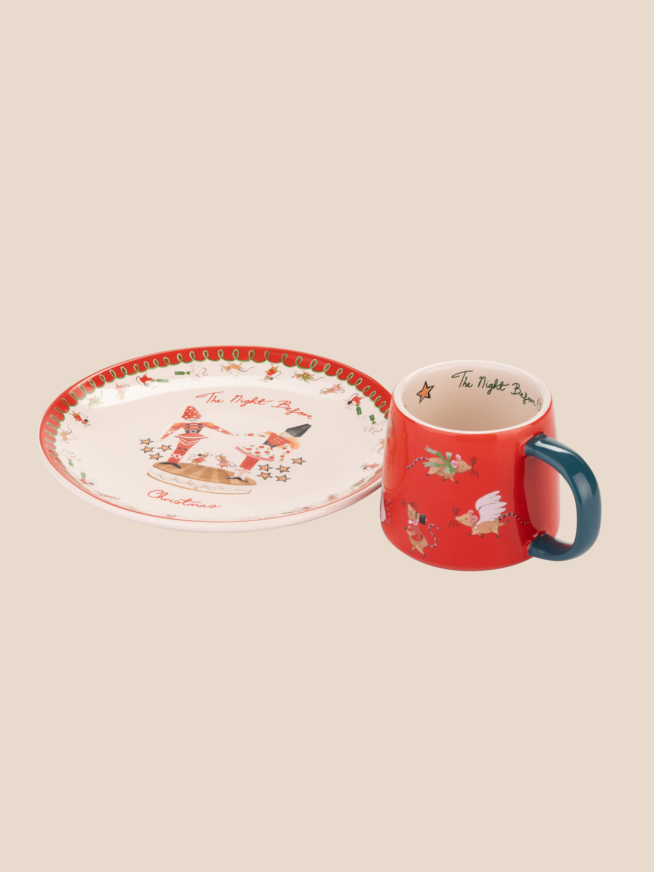 Nutcracker Theatre 迷你牛奶杯及圓盤組