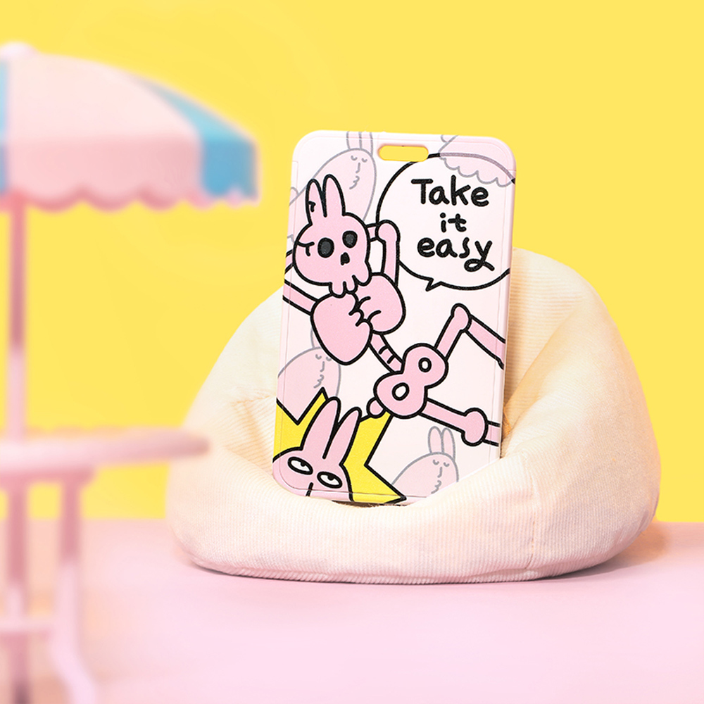 MY FRIEND RABBIT Card Holder｜Bone