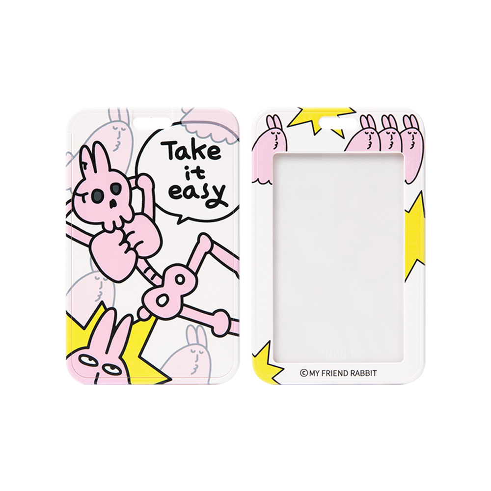 MY FRIEND RABBIT Card Holder｜Bone