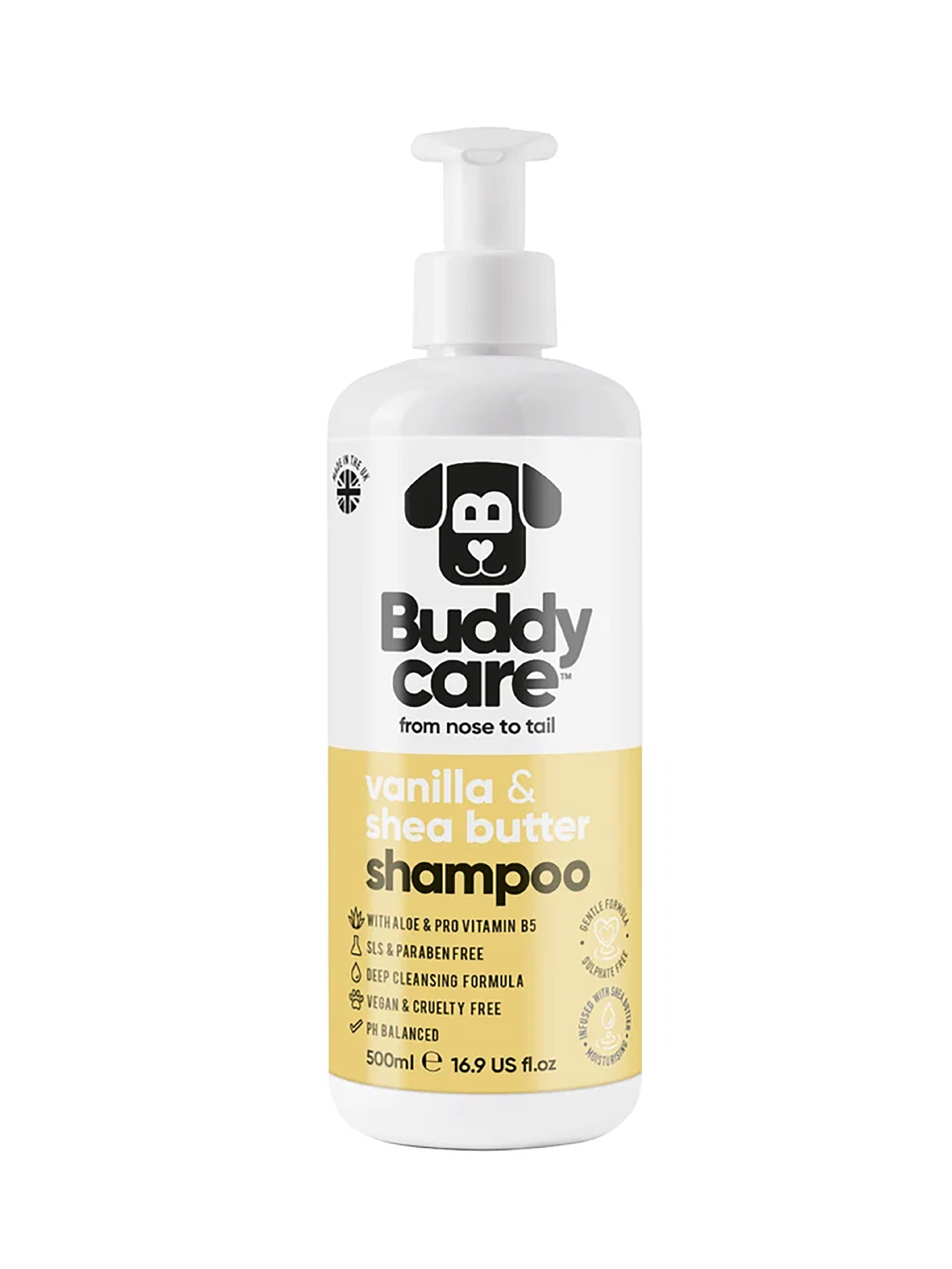 【英國Buddycare】萌狗洗毛 │ 香草乳木果