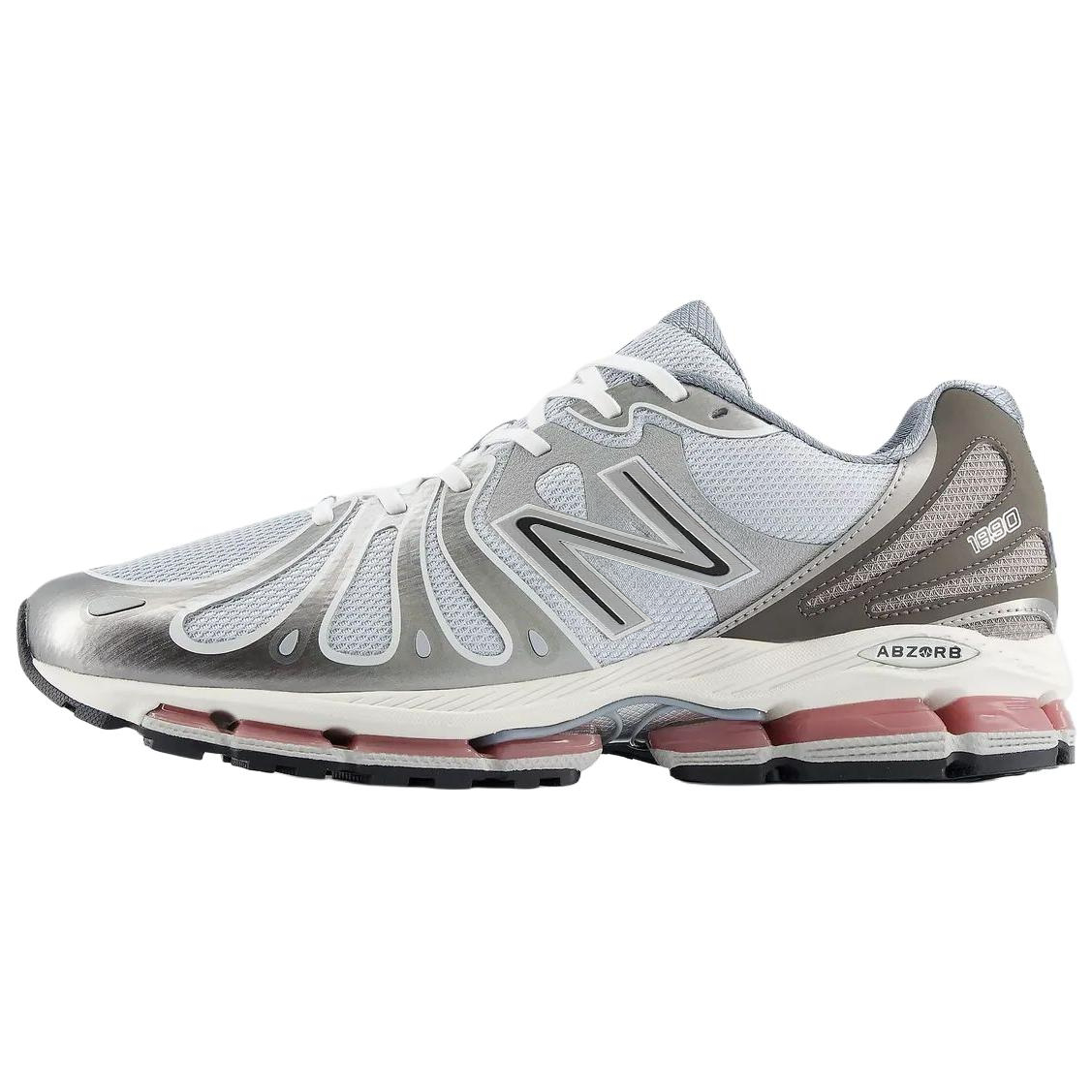 【代購】New Balance NB 1890 Breathable Low top Casual Shoes Unisex Silver Gray U18907NG