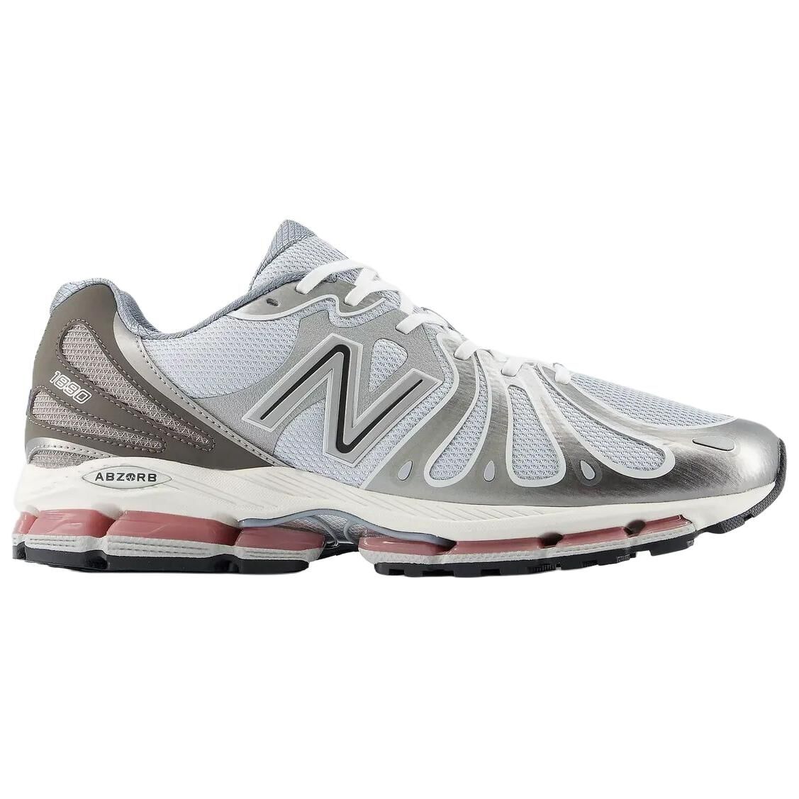 【代購】New Balance NB 1890 Breathable Low top Casual Shoes Unisex Silver Gray U18907NG