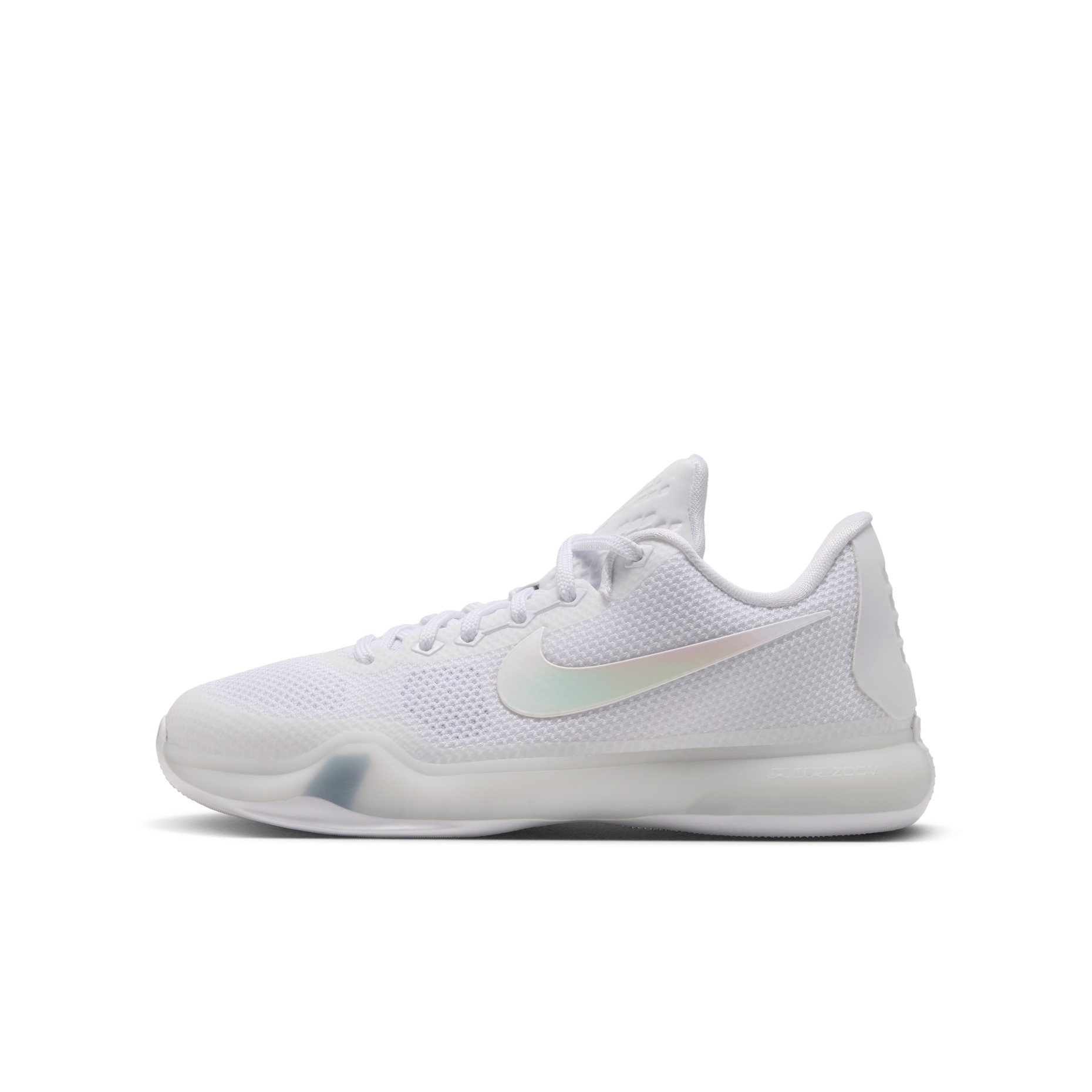 [限量商品售出無退換] 大童鞋 女生尺寸 NIKE KOBE 10 GS 'Halo' 全白 科比 10代 實戰 籃球鞋【IR1850-100】