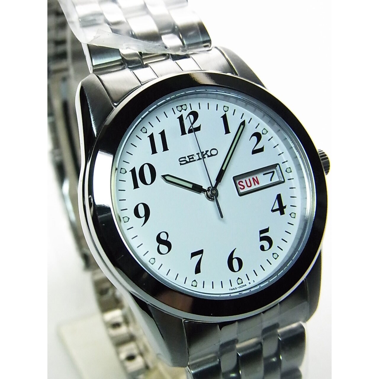 精工 Seiko Selection Analog quartz Stainless Steel Strap men's watch SCXC009 石英不鏽鋼錶帶男士腕錶