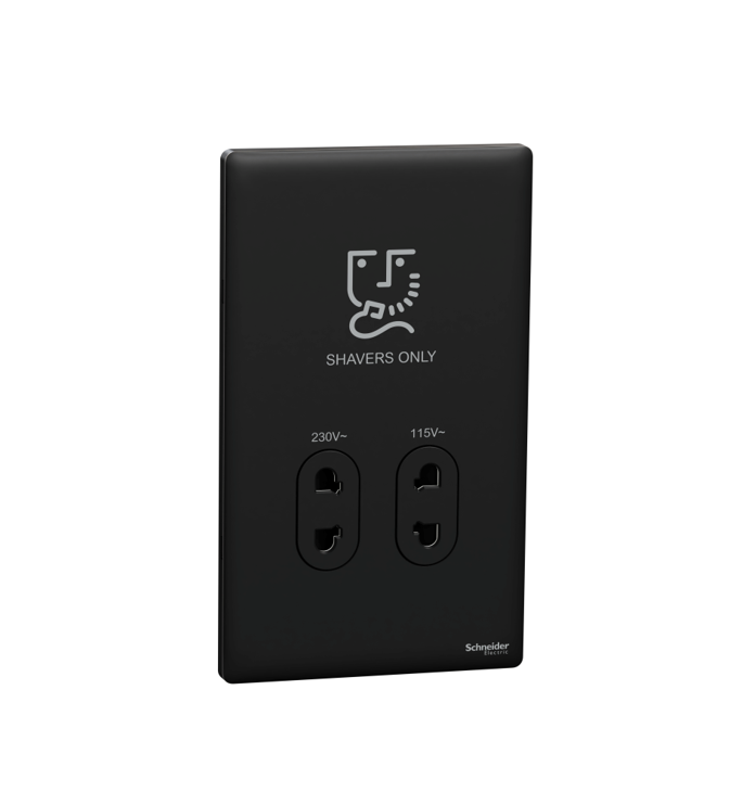 UNICA X 115V/240V鬚刨插座