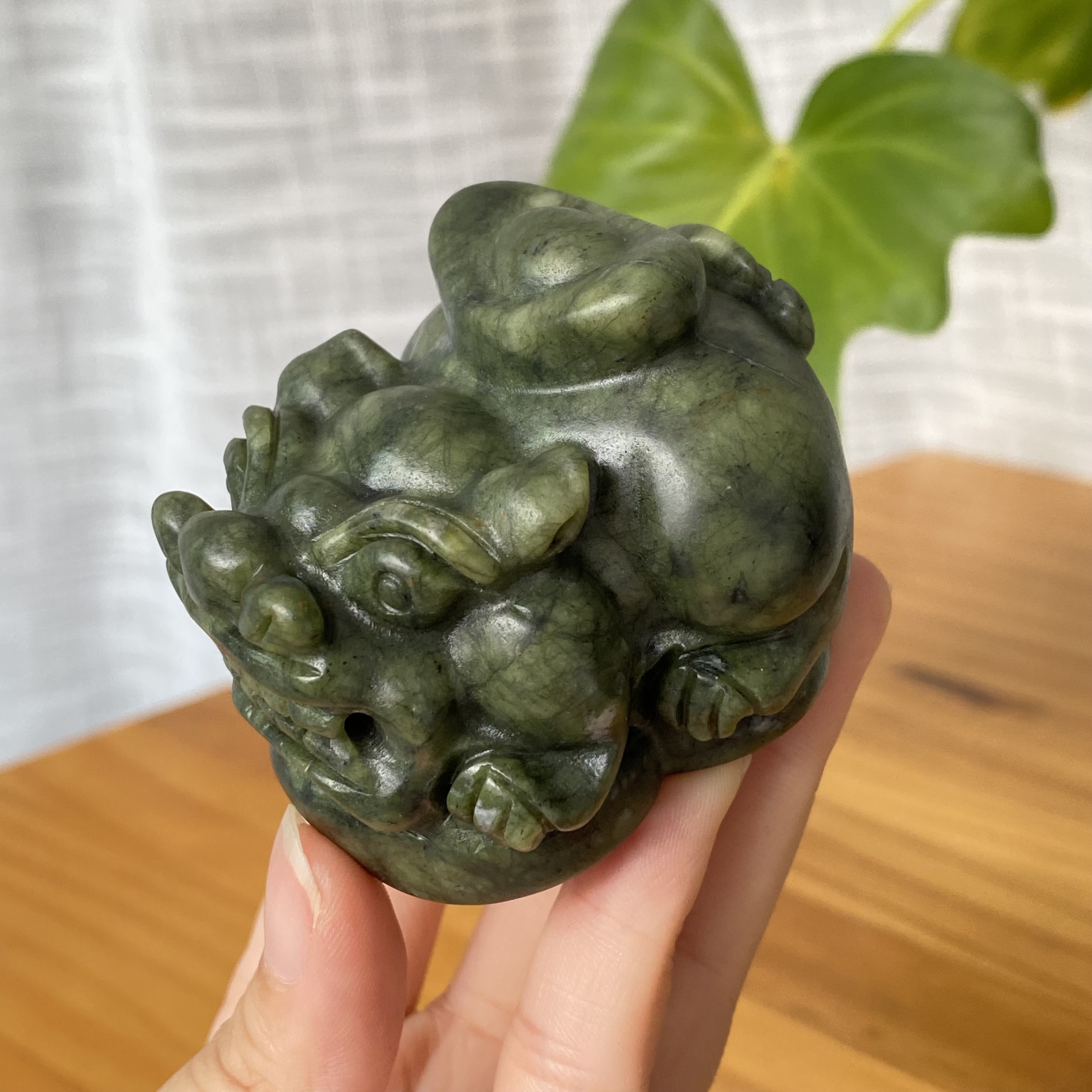 岫玉元寶貔貅