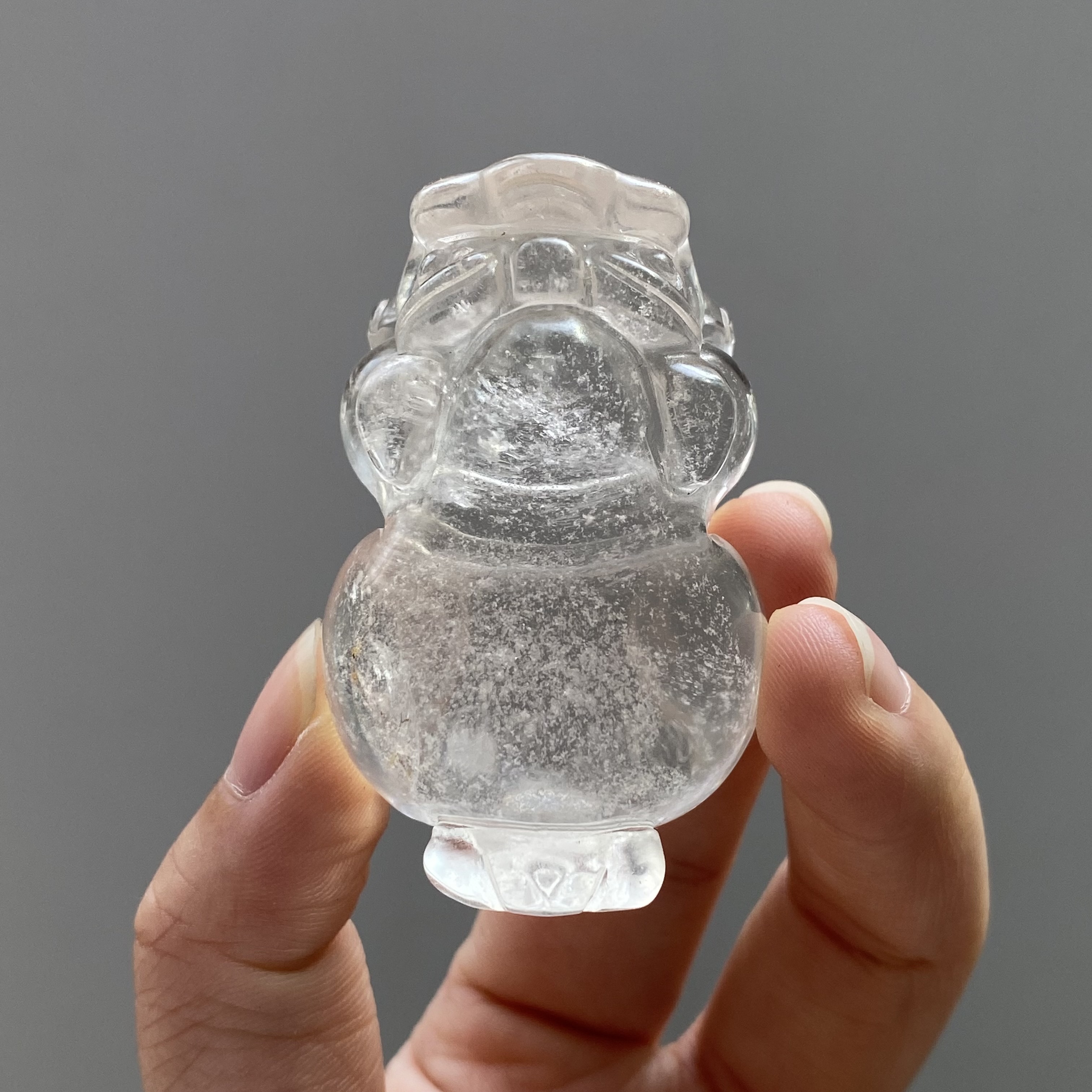 白水晶貔貅