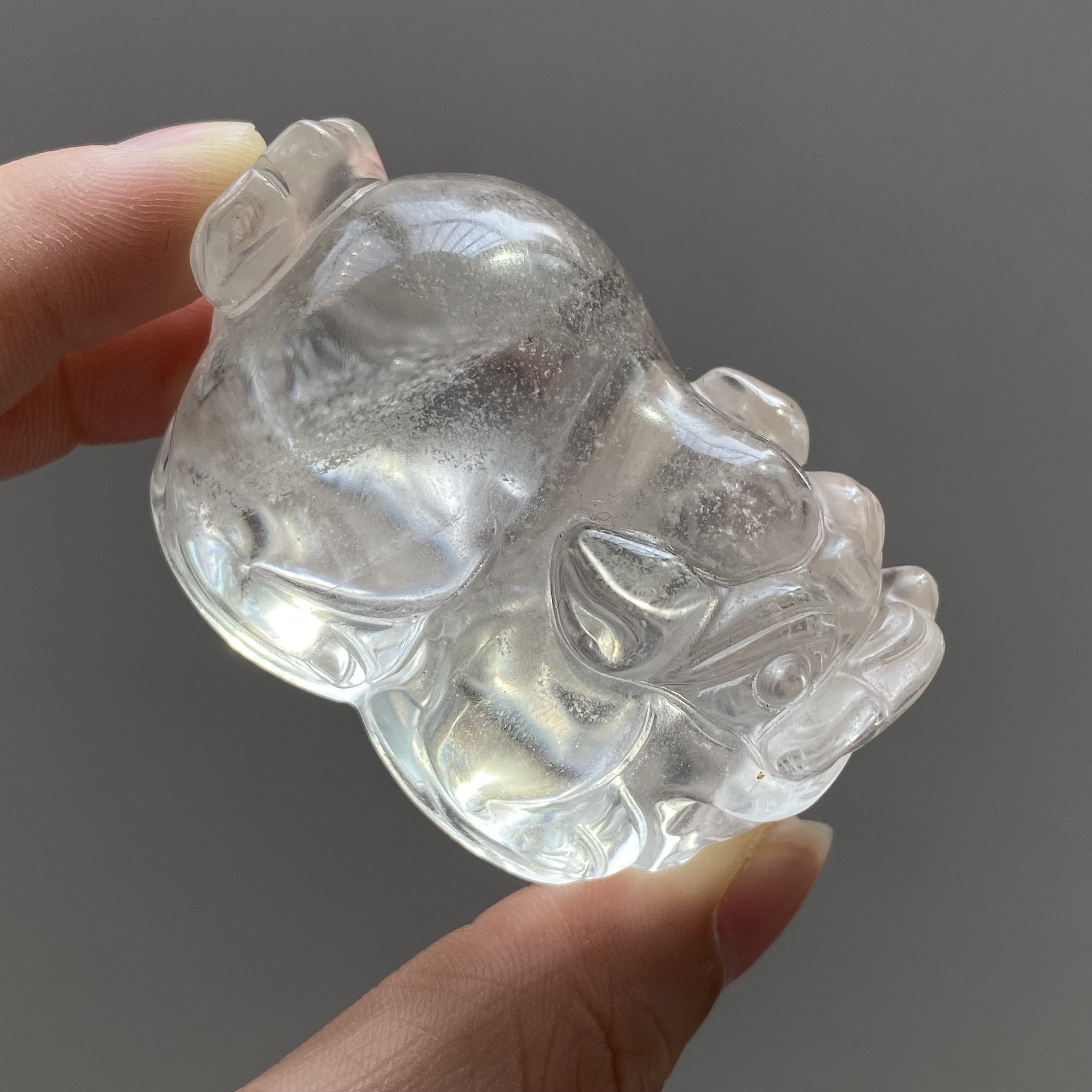白水晶貔貅