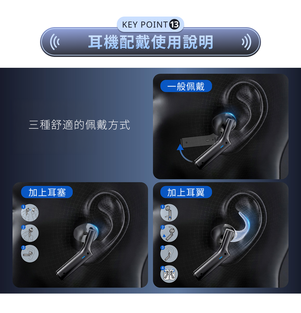 Timekettle W4 Plus 隨譯通 半入耳式 AI 翻譯耳機配戴使用說明