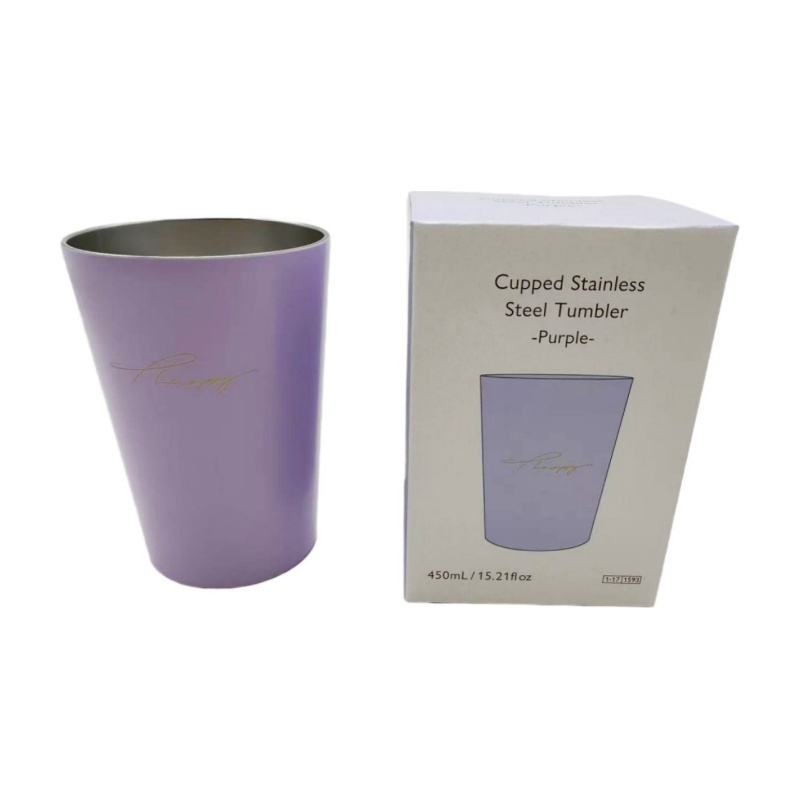 TP 二用不鏽鋼保溫杯/紫 450ml