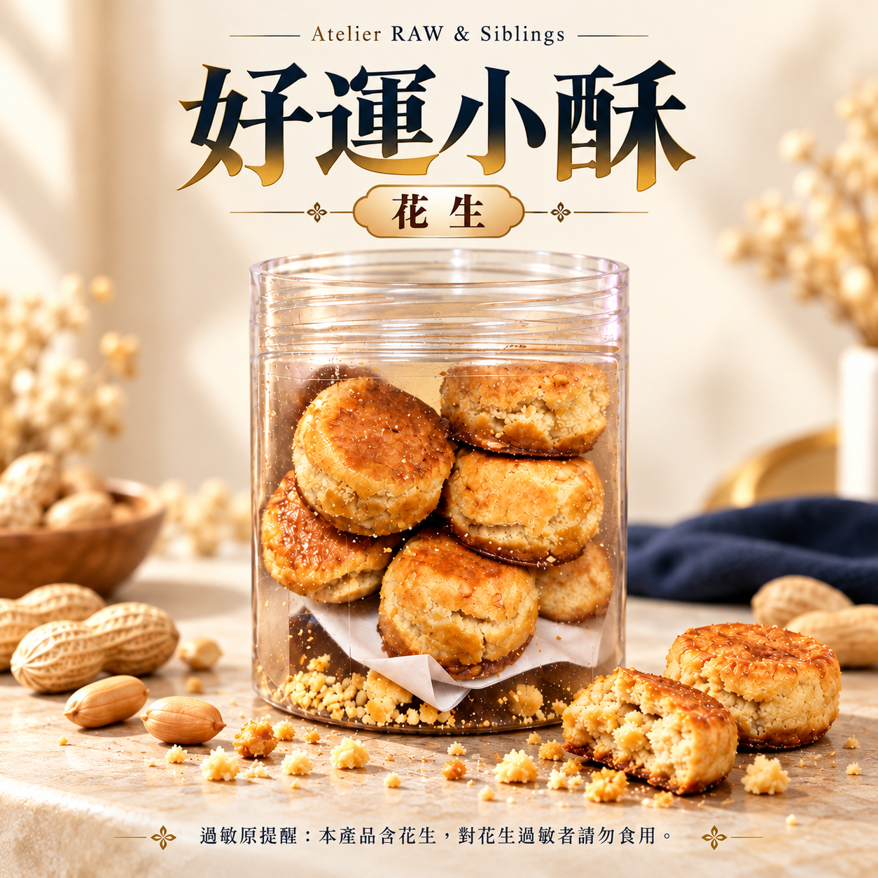 好運小酥_一口花生