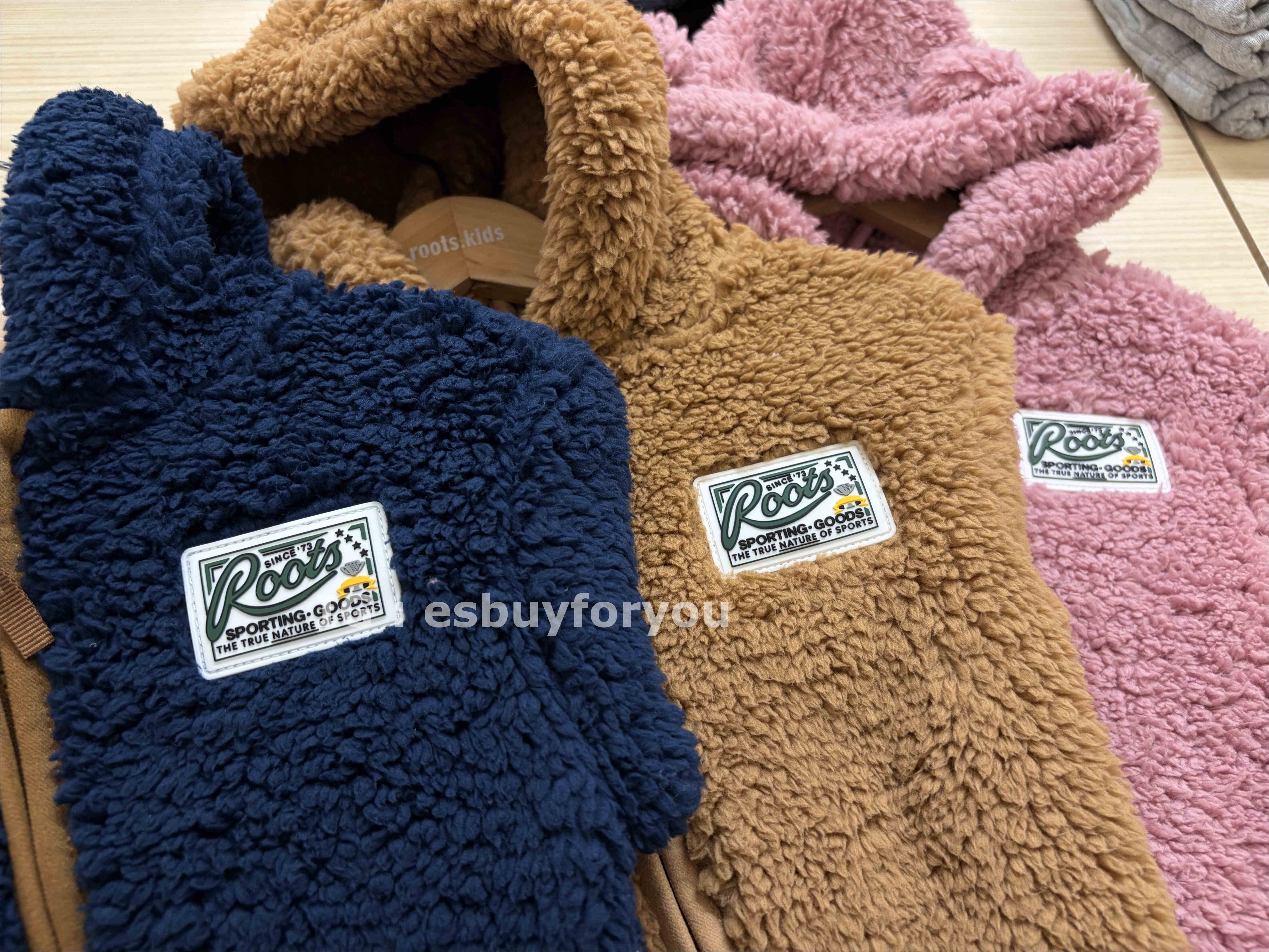 Baby ROOTS 冬季QQ毛 熊耳設計 超保暖 包屁衣 (3色)