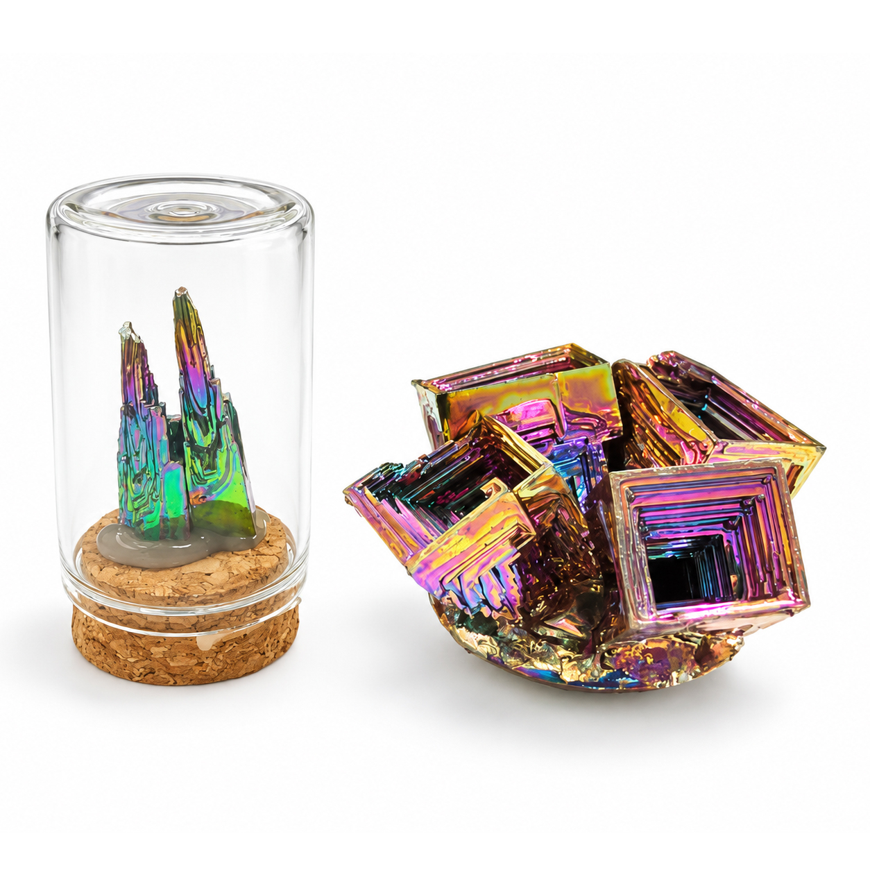 Stable & Gentle Energy Field | Natural Bismuth Crystal