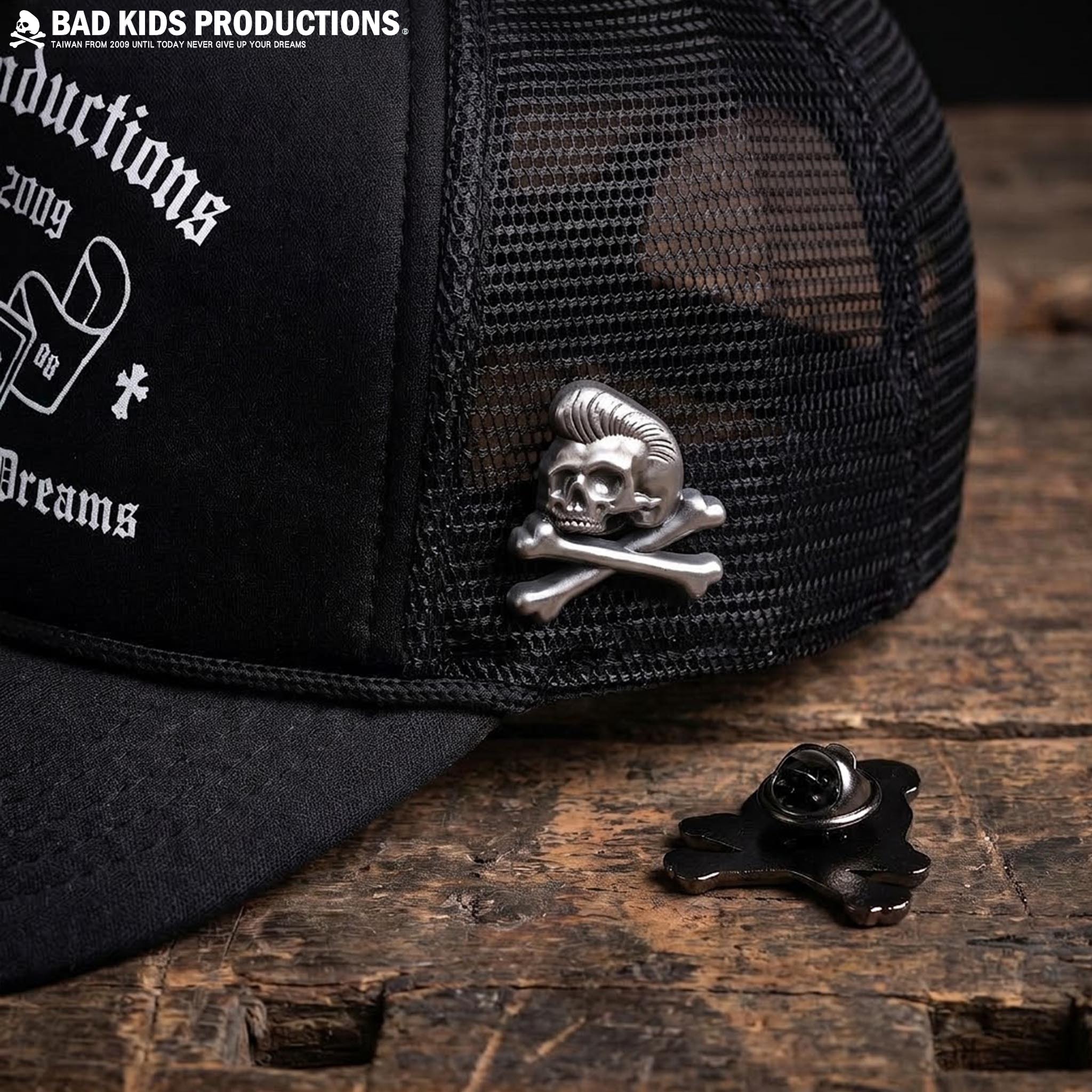 BAD KIDS 惡童 26S/S Skull Logo Pin (骷髏Logo別針)