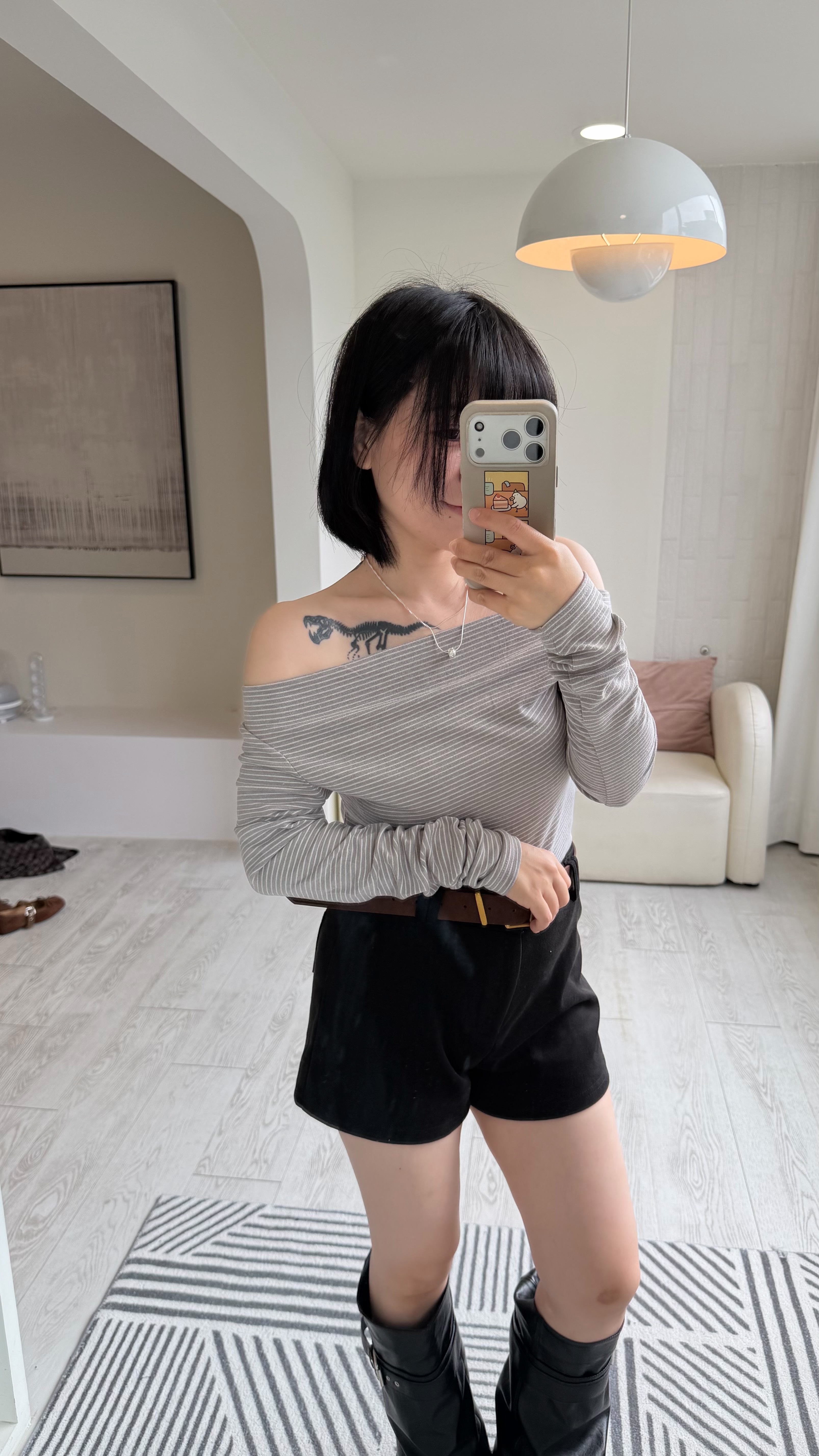 Spicy-style striped top