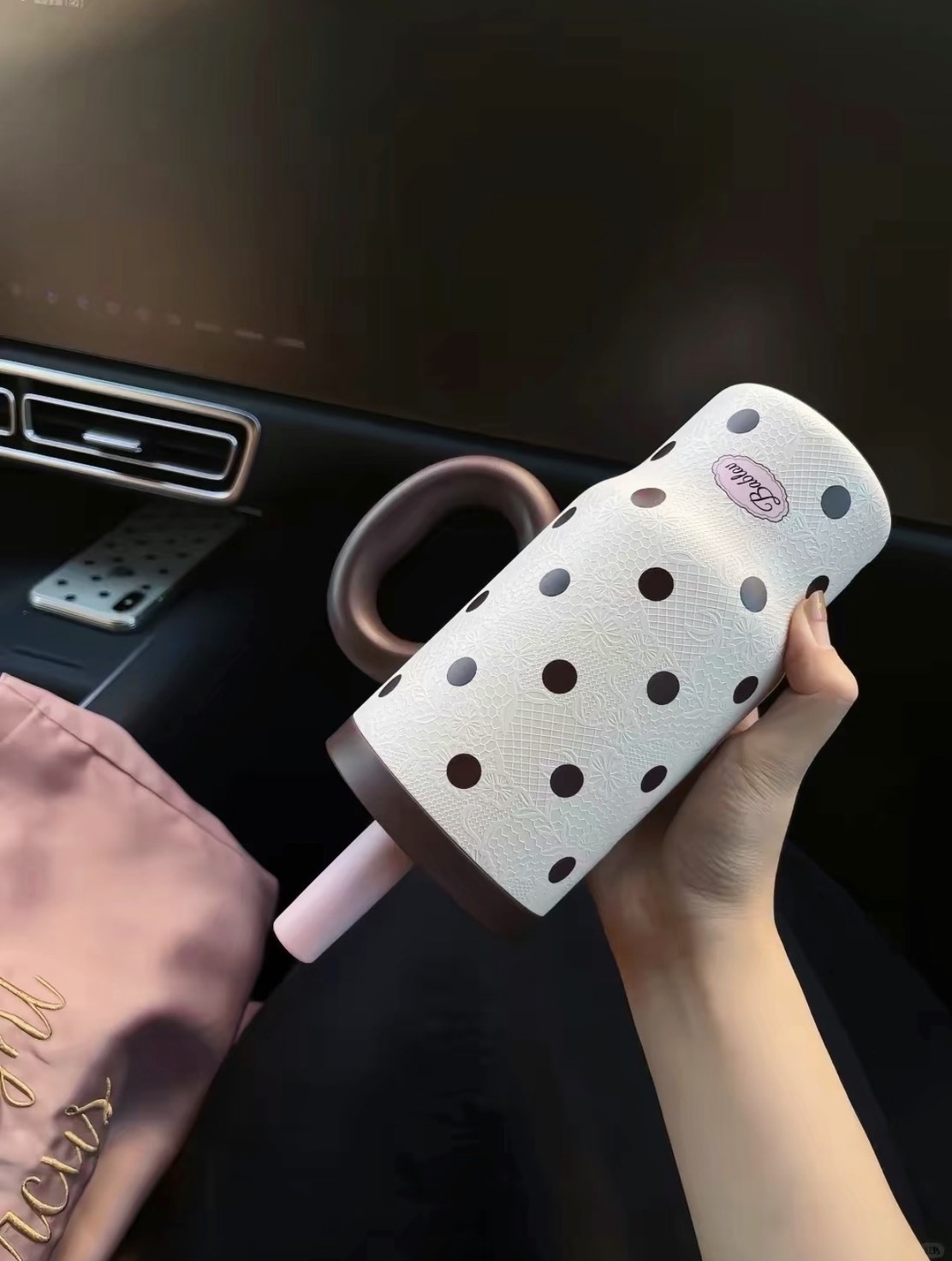 <奶呼呼日常🤎>bablov 波點綺夢保溫杯 700mL
