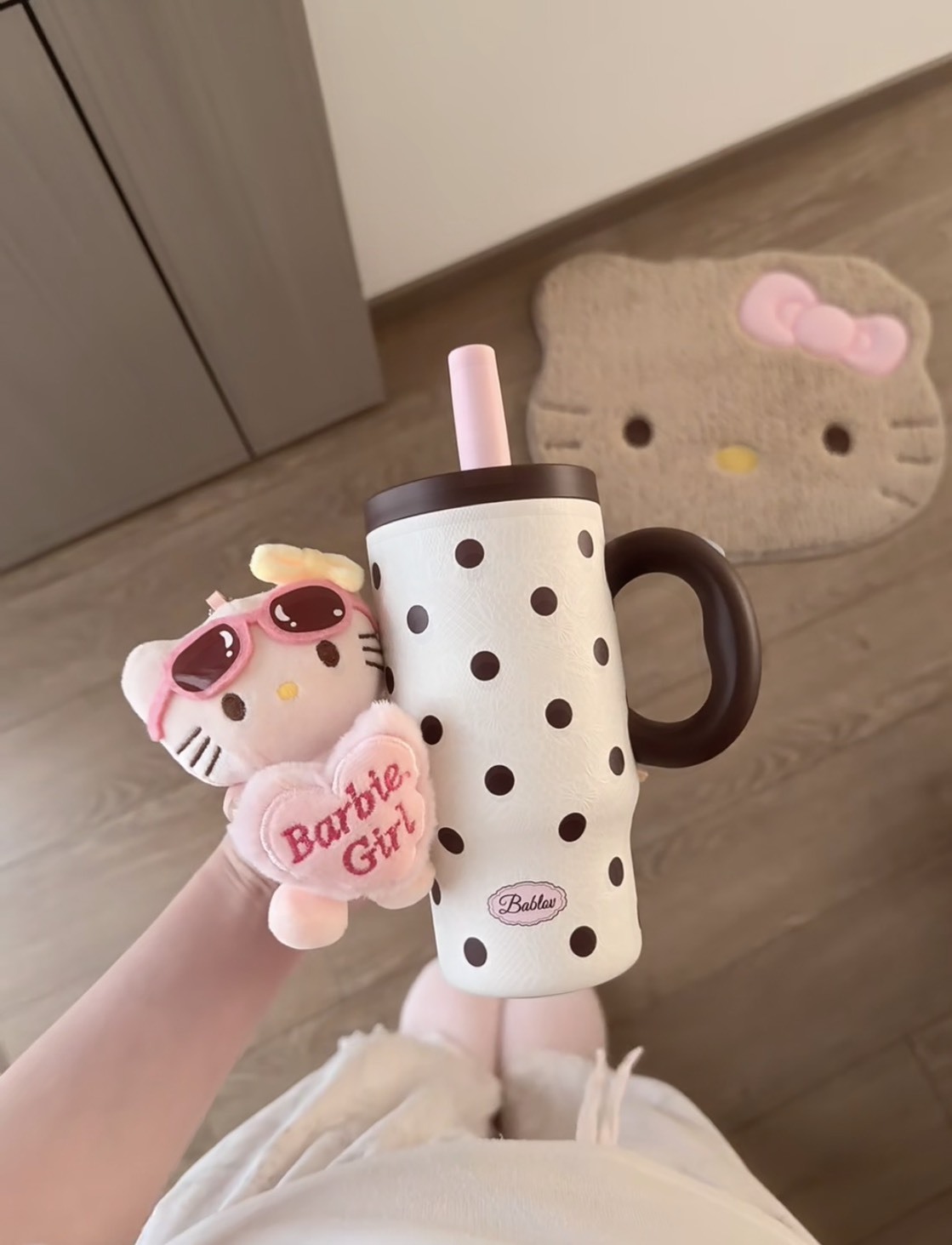 <奶呼呼日常🤎>bablov 波點綺夢保溫杯 700mL