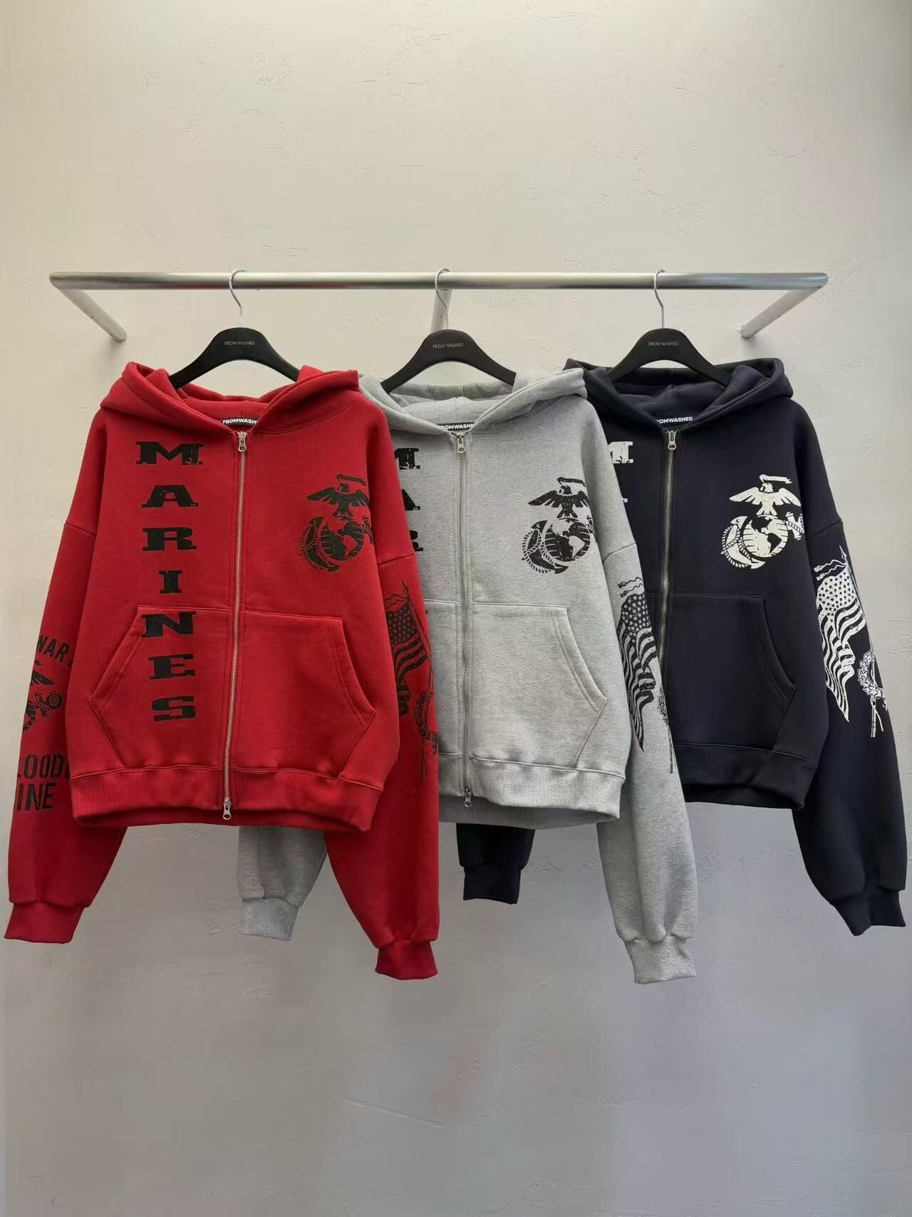 《K》美式陸戰隊BOXY連帽外套