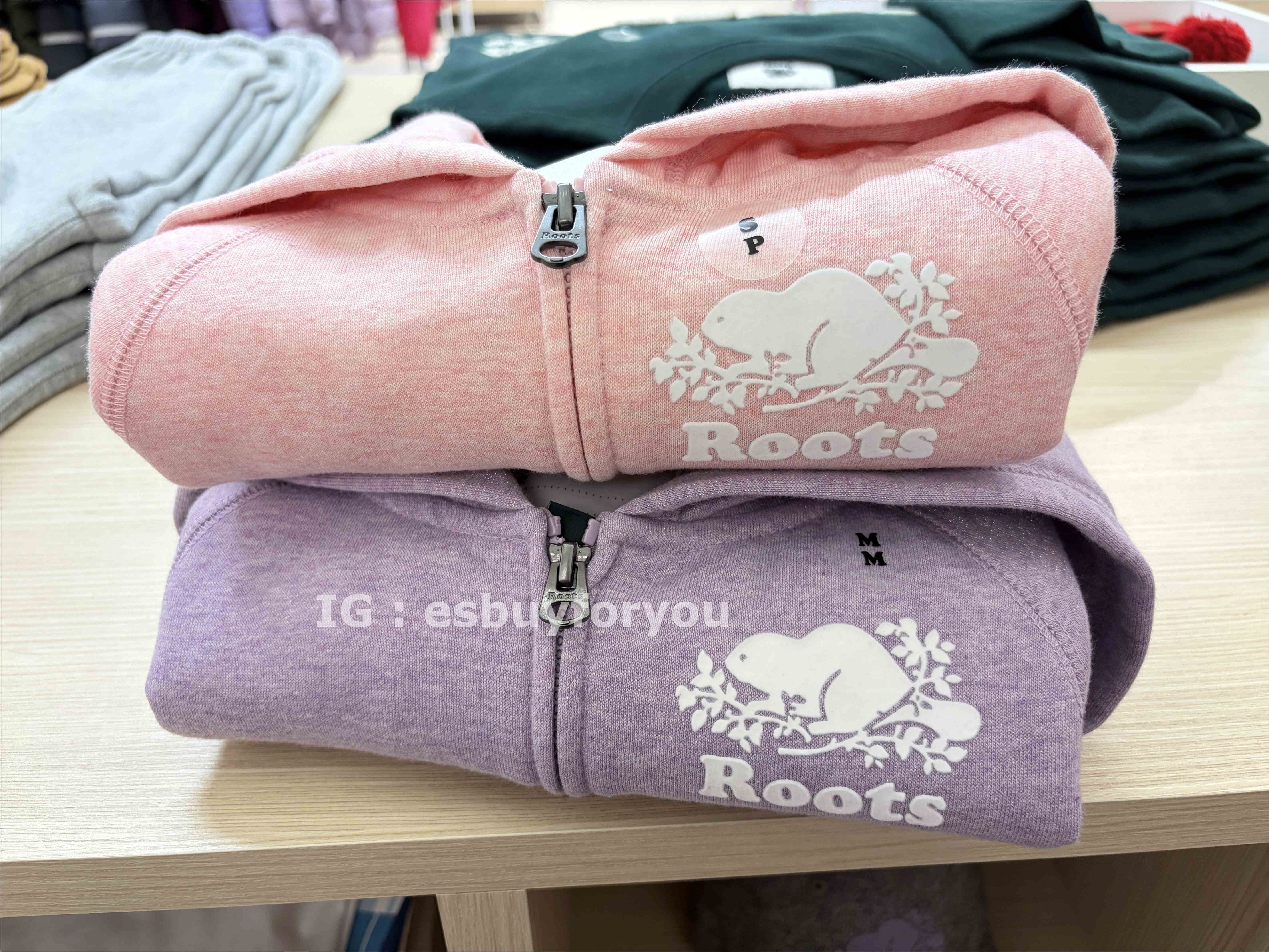 ROOTS 女大童 金蔥系列 海狸 刷毛 連帽外套 (2色)