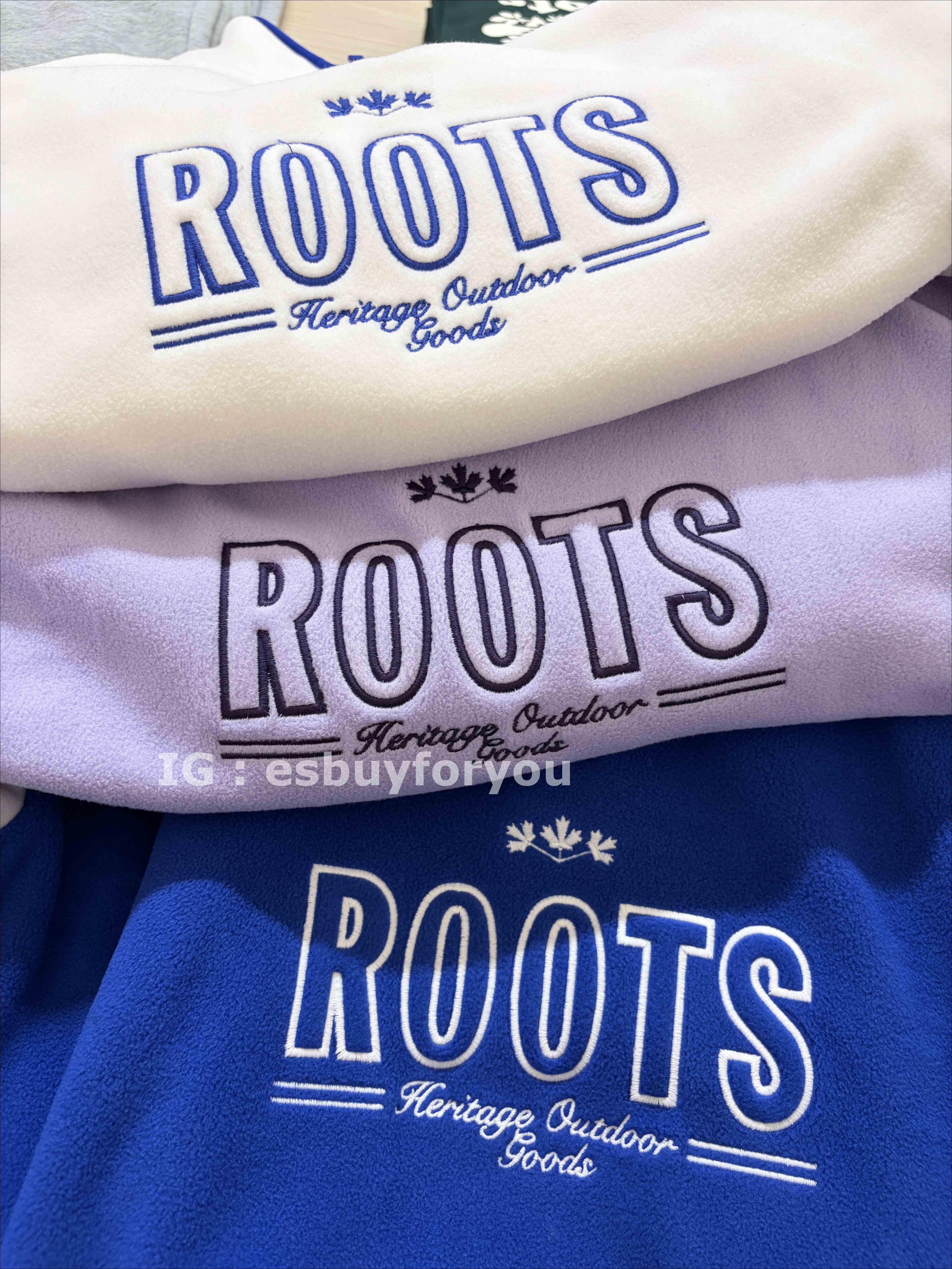 ROOTS 大童 冬季 保暖 搖立絨 內刷毛 半拉鍊 外套 (3色)